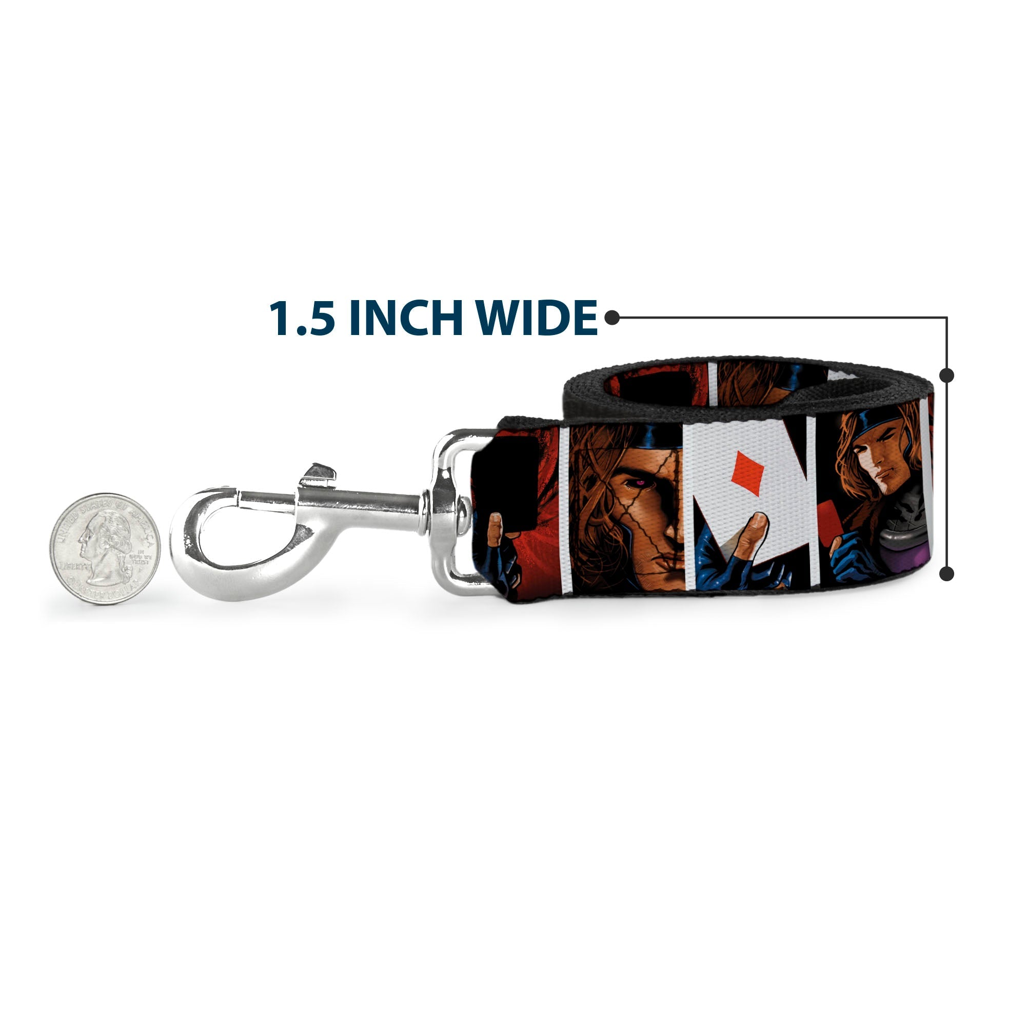 Dog Leash - X-Men Gambit Cards 4-Pose Blocks