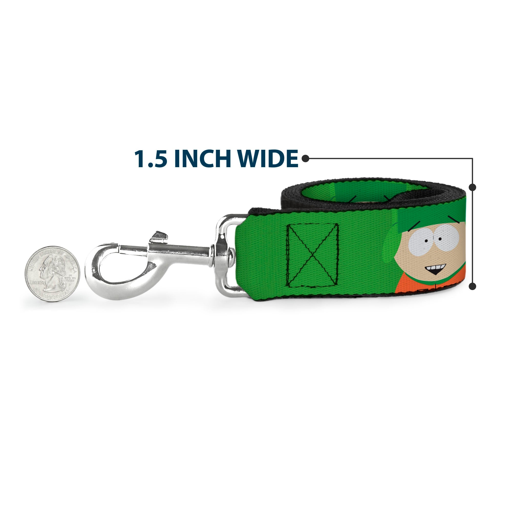 Dog Leash - South Park Kyle Expressions Greens