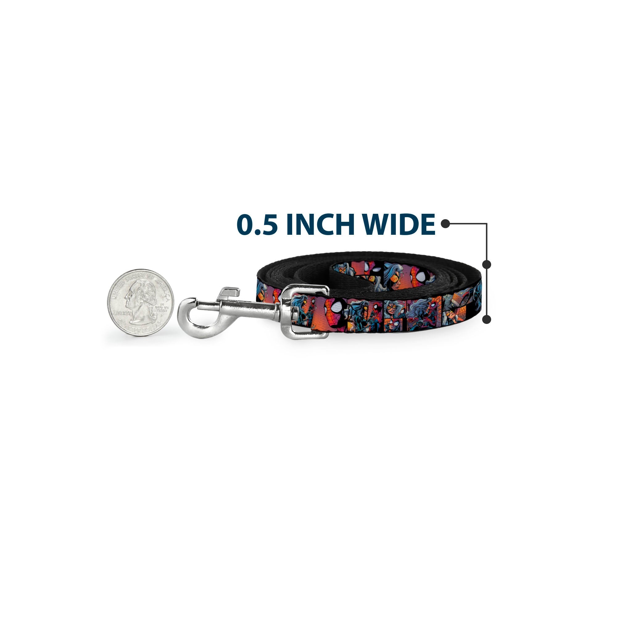 Dog Leash - Spider-Man & Black Cat Scene Blocks