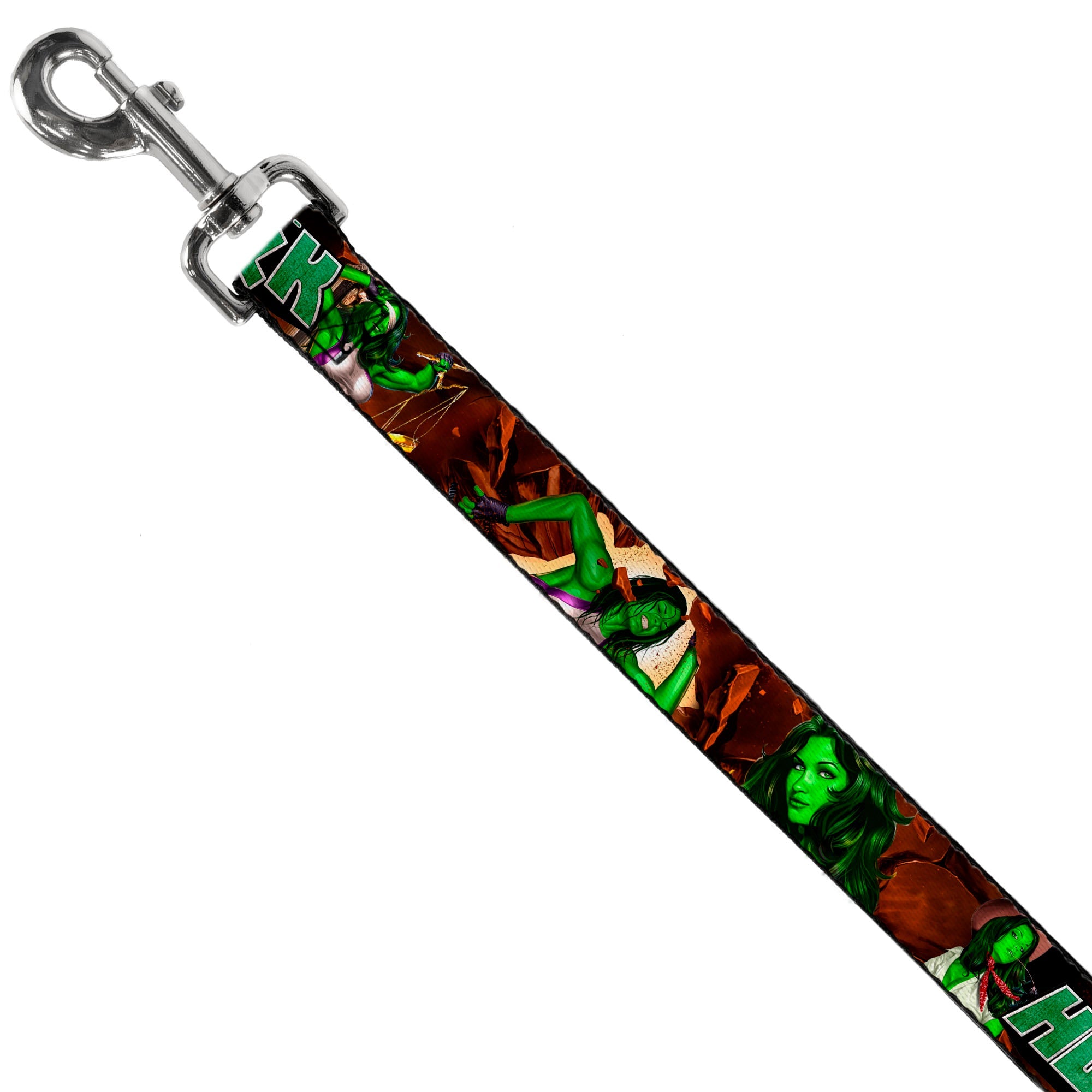 Dog Leash - SHE-HULK Comic Book Cover Poses/Rocks