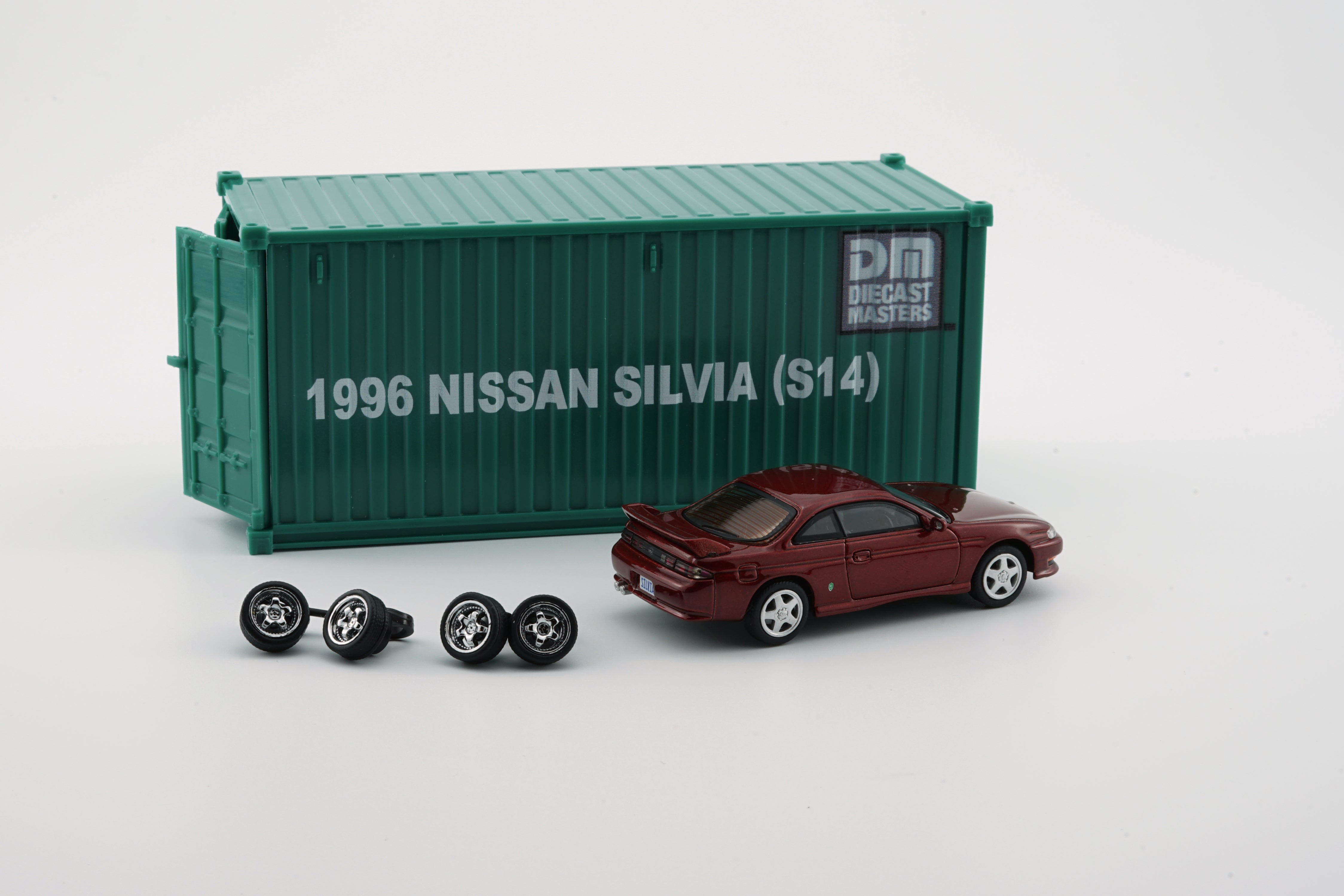 BM Creations Nissan Silvia S14 RED - RHD 1:64