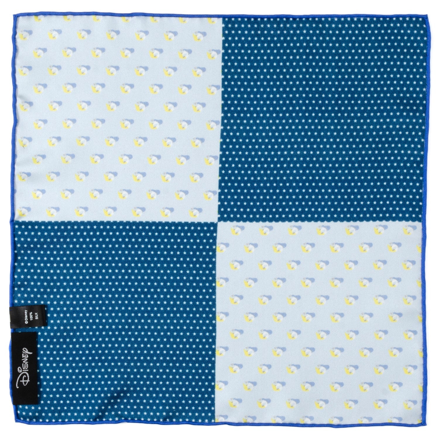Disney Donald Duck Blue Pocket Square