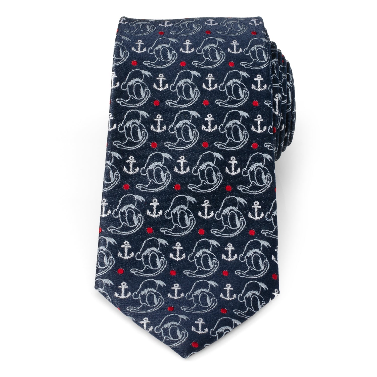 Disney Donald Duck Anchor Navy Blue Men's Tie
