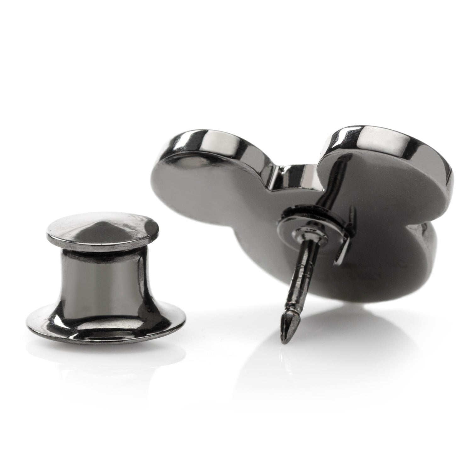 Disney Mickey Mouse Black Pave Crystal Lapel Pin