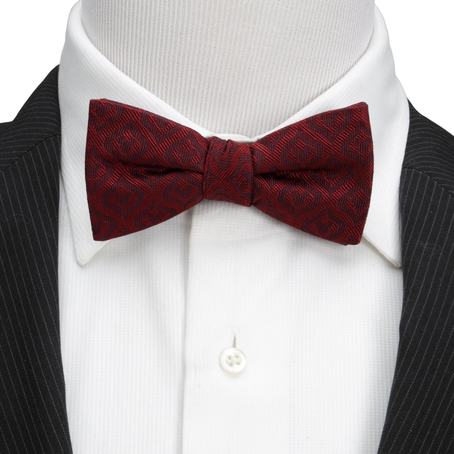 Disney Mickey Mouse Holiday Maroon Bow Tie