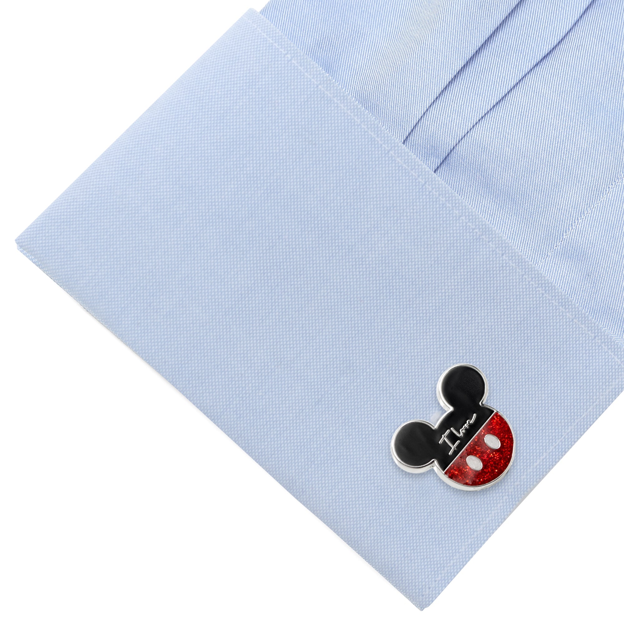Disney Mickey and Minnie Mouse "I Love Us" Cufflinks