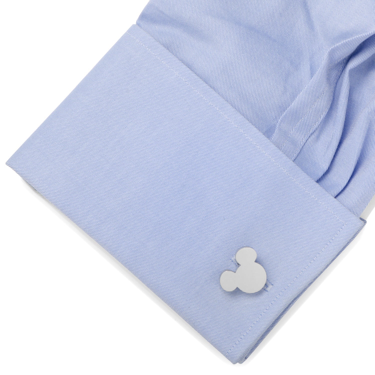 Disney Mickey Mouse Silhouette Stainless Steel Cufflinks