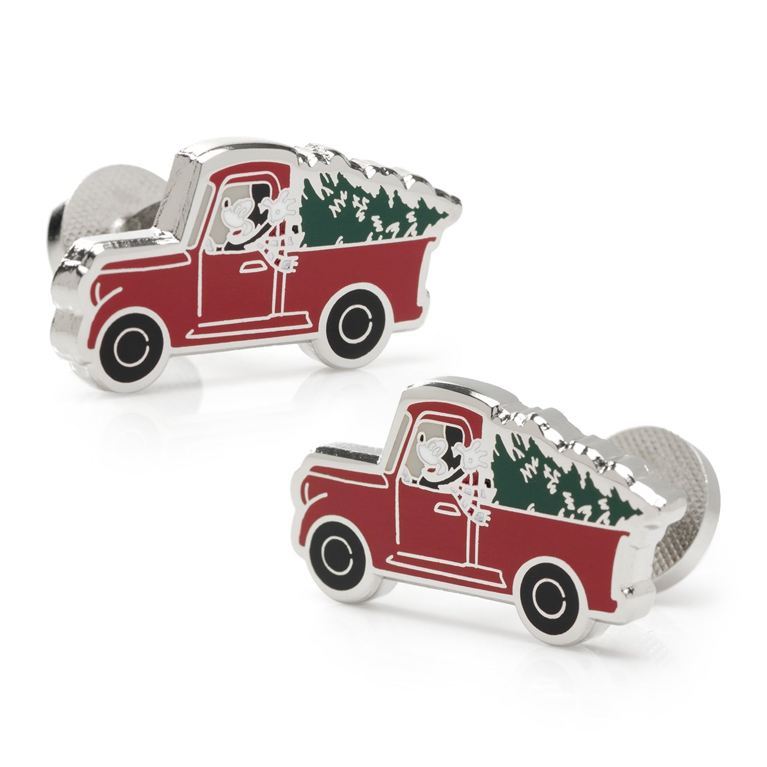 Disney Mickey Mouse Holiday Truck Cufflinks
