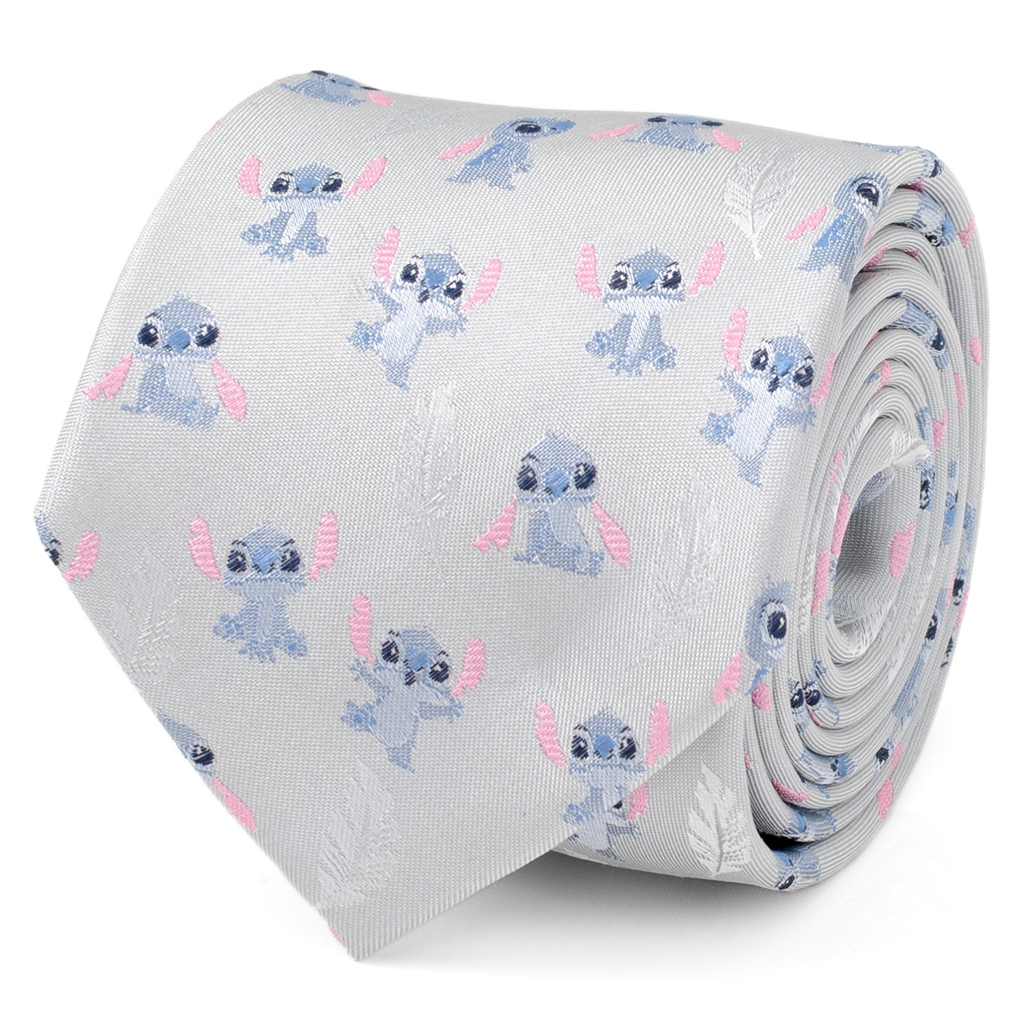 Disney Lilo & Stitch Gray Men's Tie