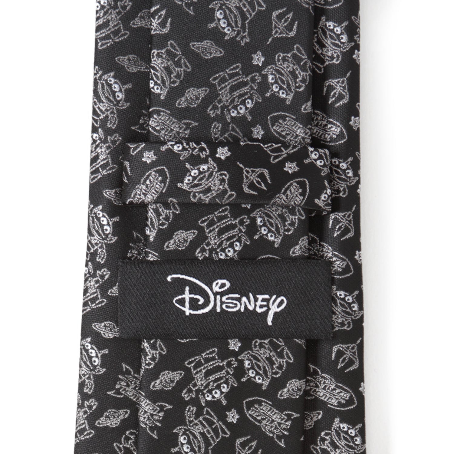 Disney Pixar Toy Story Alien Print Black Men's Tie