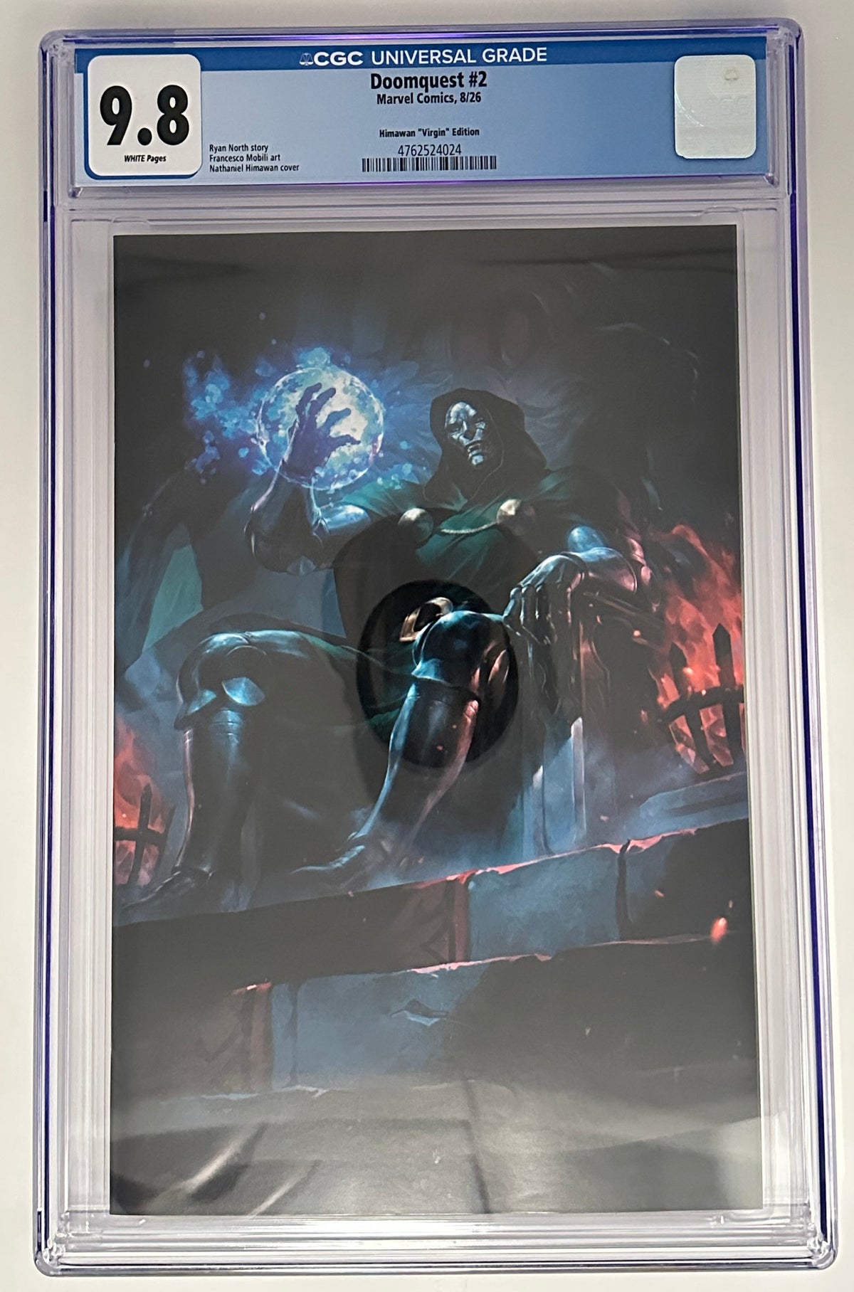 DOOMQUEST #2 CGC 9.8 BLUE LABEL NATHANIEL HIMAWAN 1:50 VIRGIN VAR [IN STOCK]