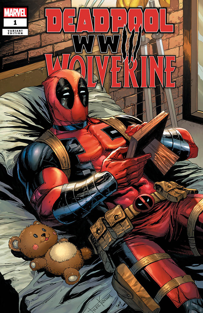 [3 PACK] DEADPOOL & WOLVERINE: WWIII #1 & DEADPOOL & WOLVERINE: WWIII #2 & DEADPOOL & WOLVERINE: WWIII #3 UNKNOWN COMICS TYLER KIRKHAM EXCLUSIVE VAR (07/24/2024)