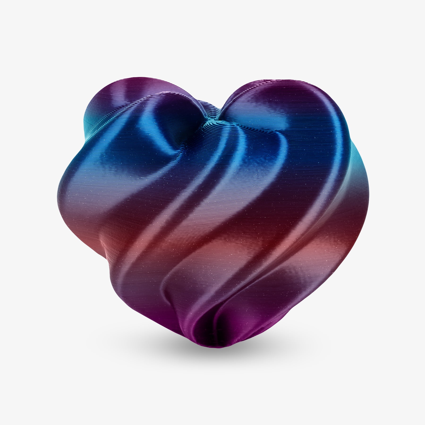 PLA Silk Shiny Gradient 1.75mm, 1KG/2.2LB