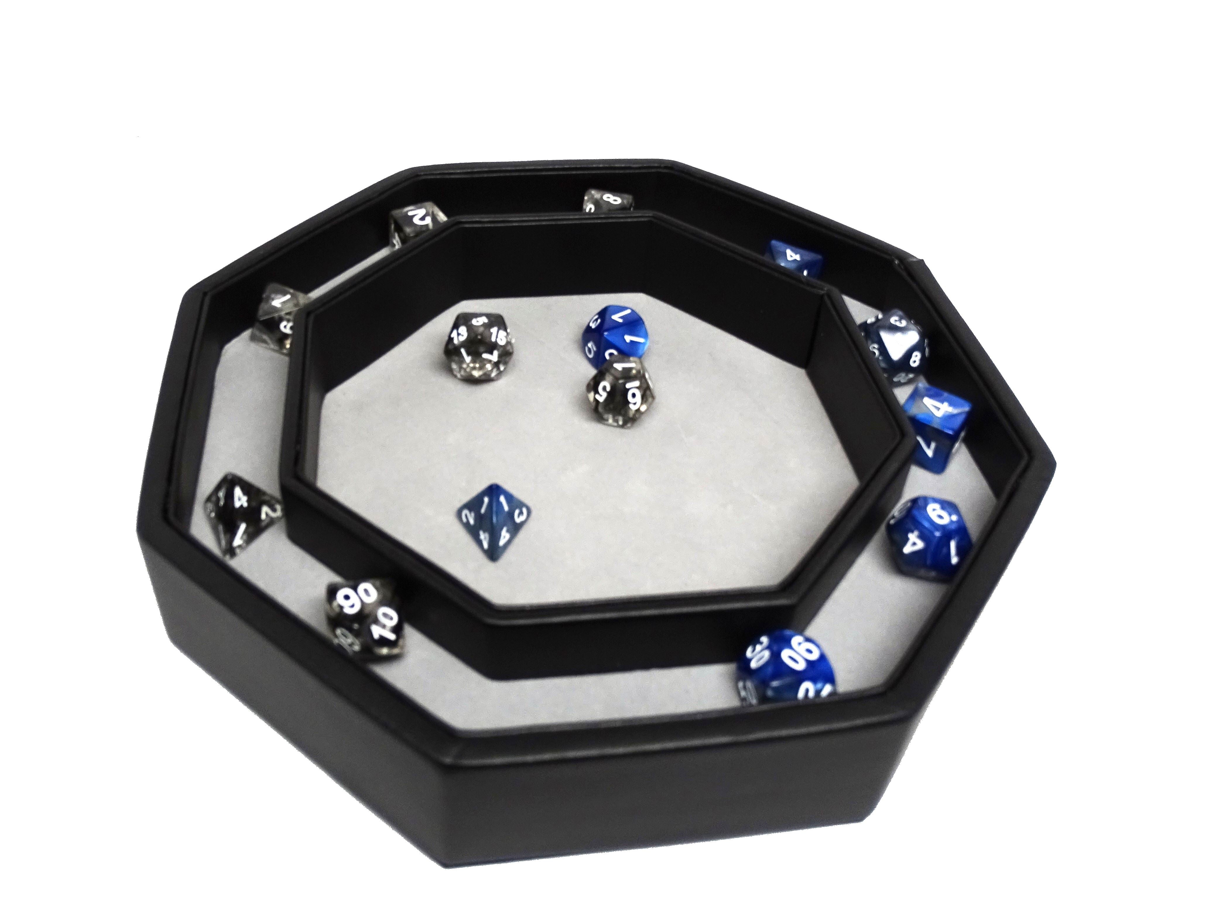 (Pre-Order) Elven Runes Dice Tray With Dice Staging Area and Lid