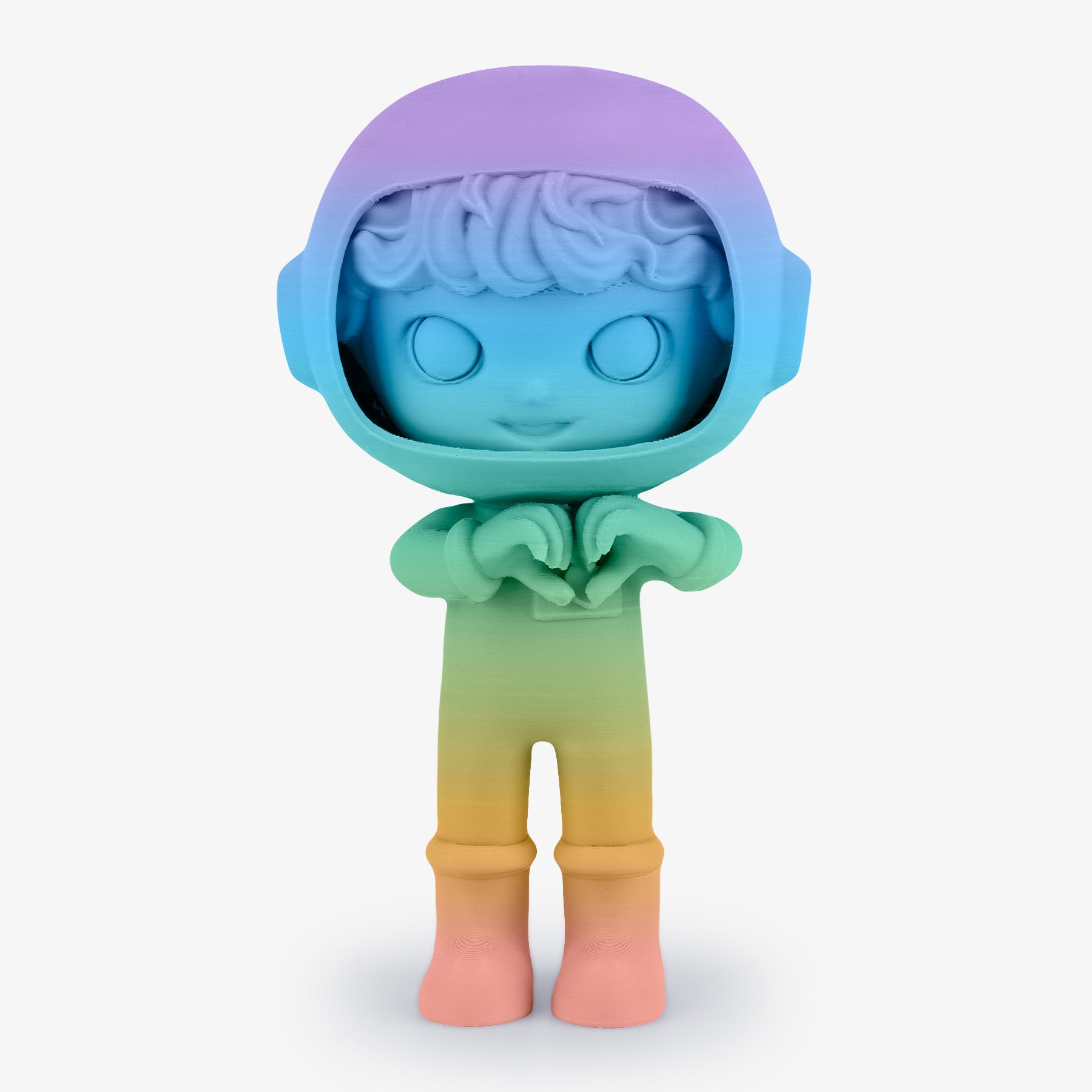 PLA Matte Rainbow Filament 1.75mm, 1KG/2.2LB