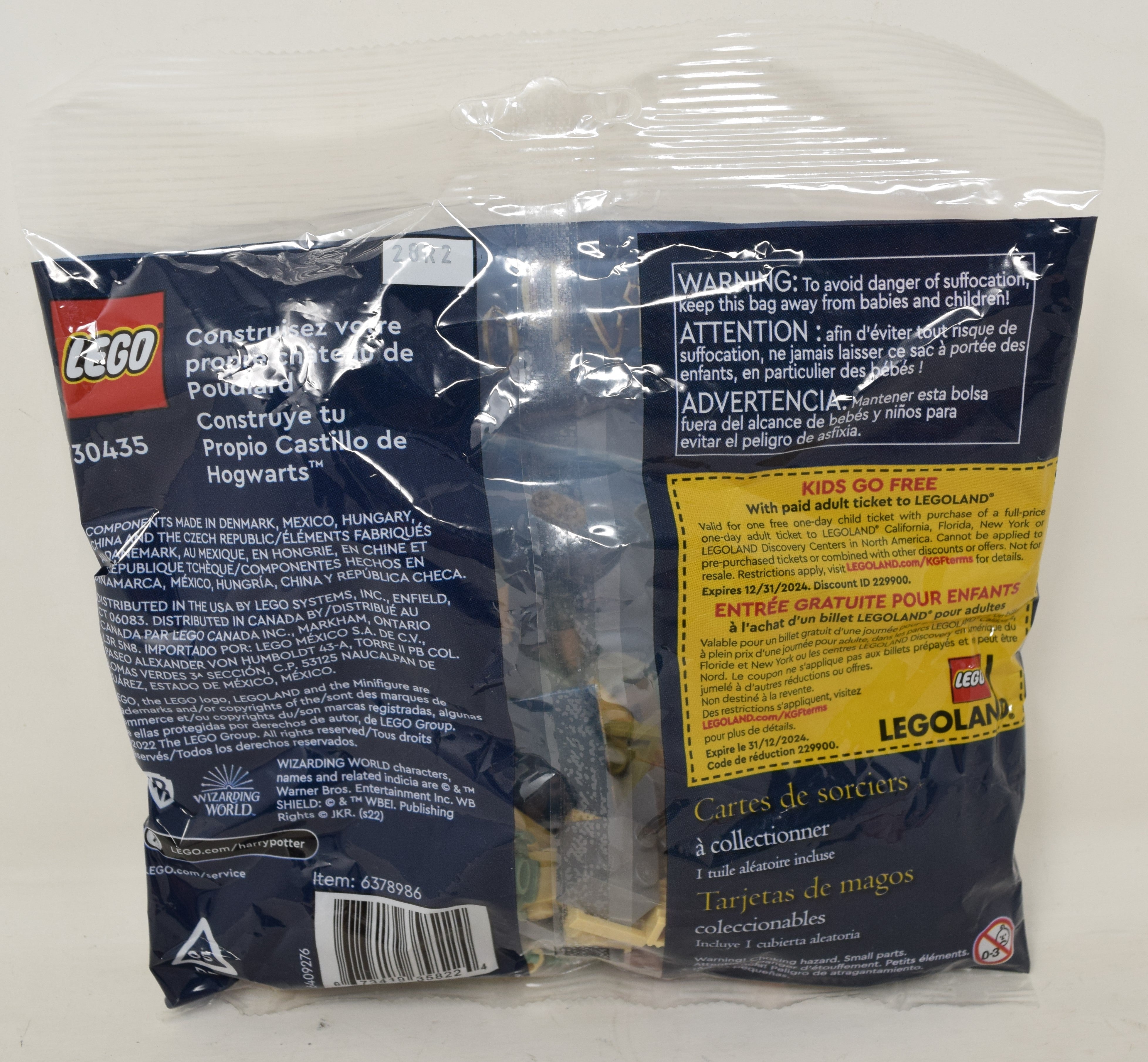 Lego Harry Potter Wizarding World Build Your Own Hogwarts Castle Set 30435 New