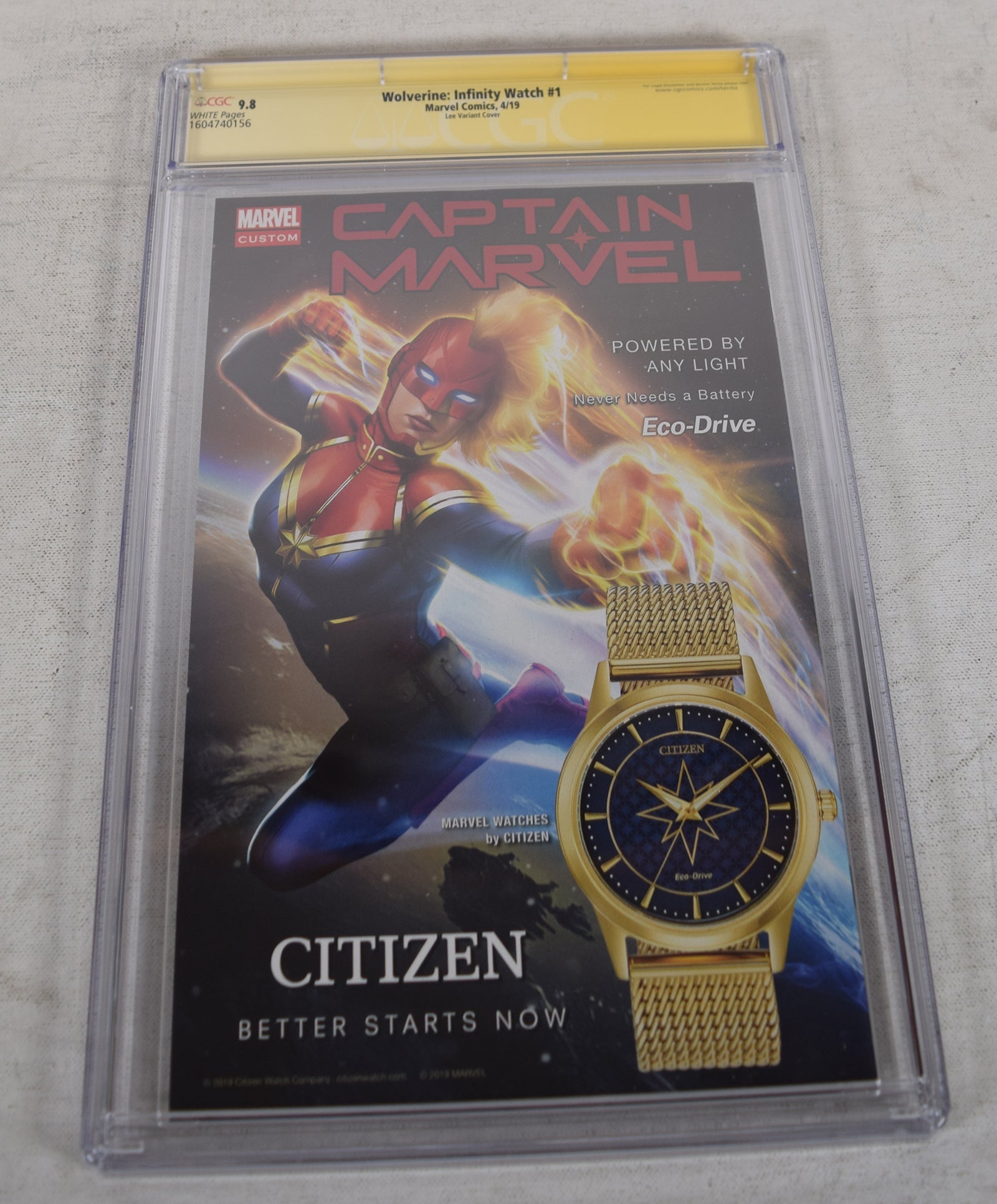 Wolverine Infinity Watch 1 Marvel CGC SS 9.8 Jeehyung Lee Signed Variant