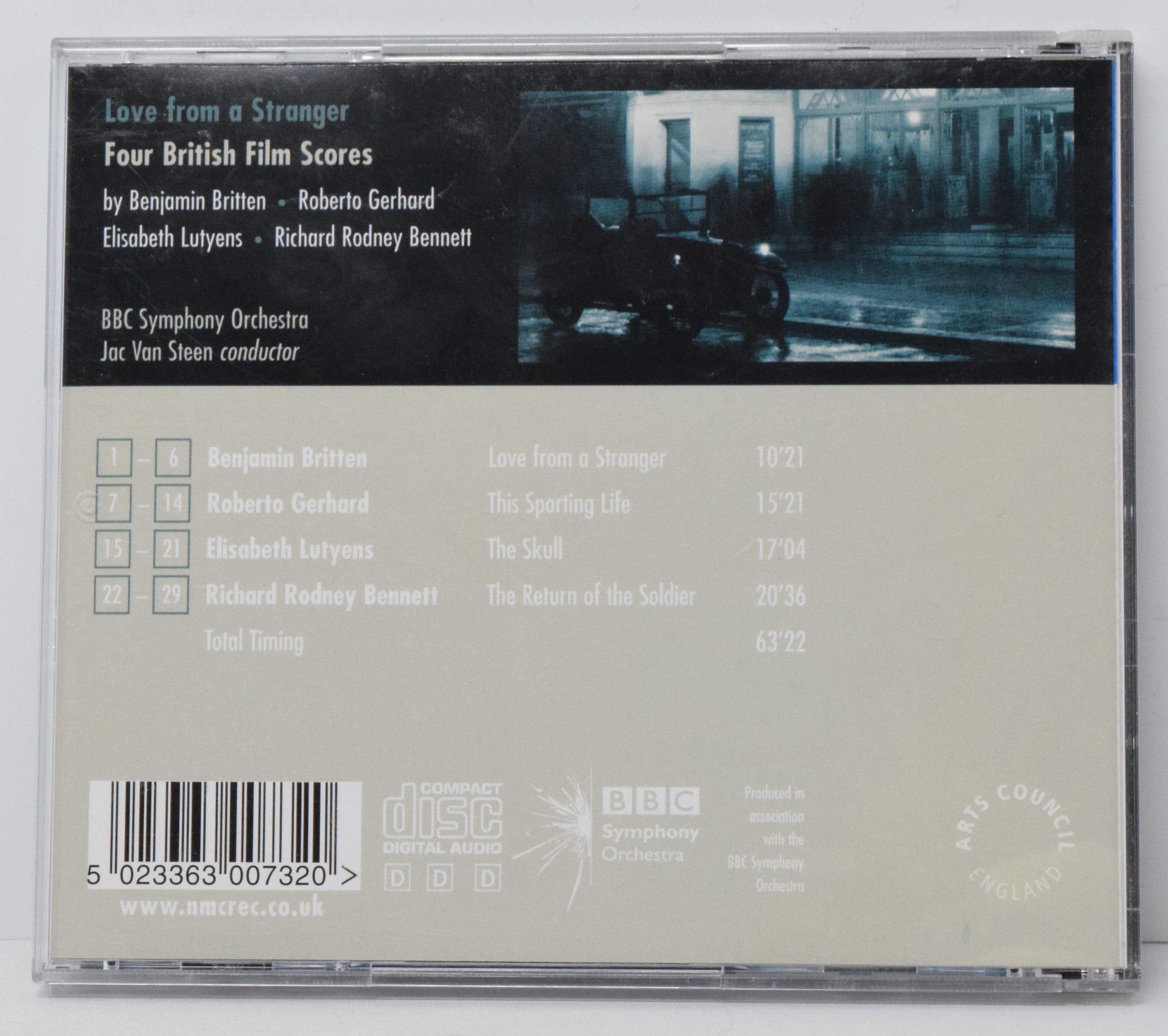 Love From A Stranger Soundtrack CD Benjamin Britten NMC