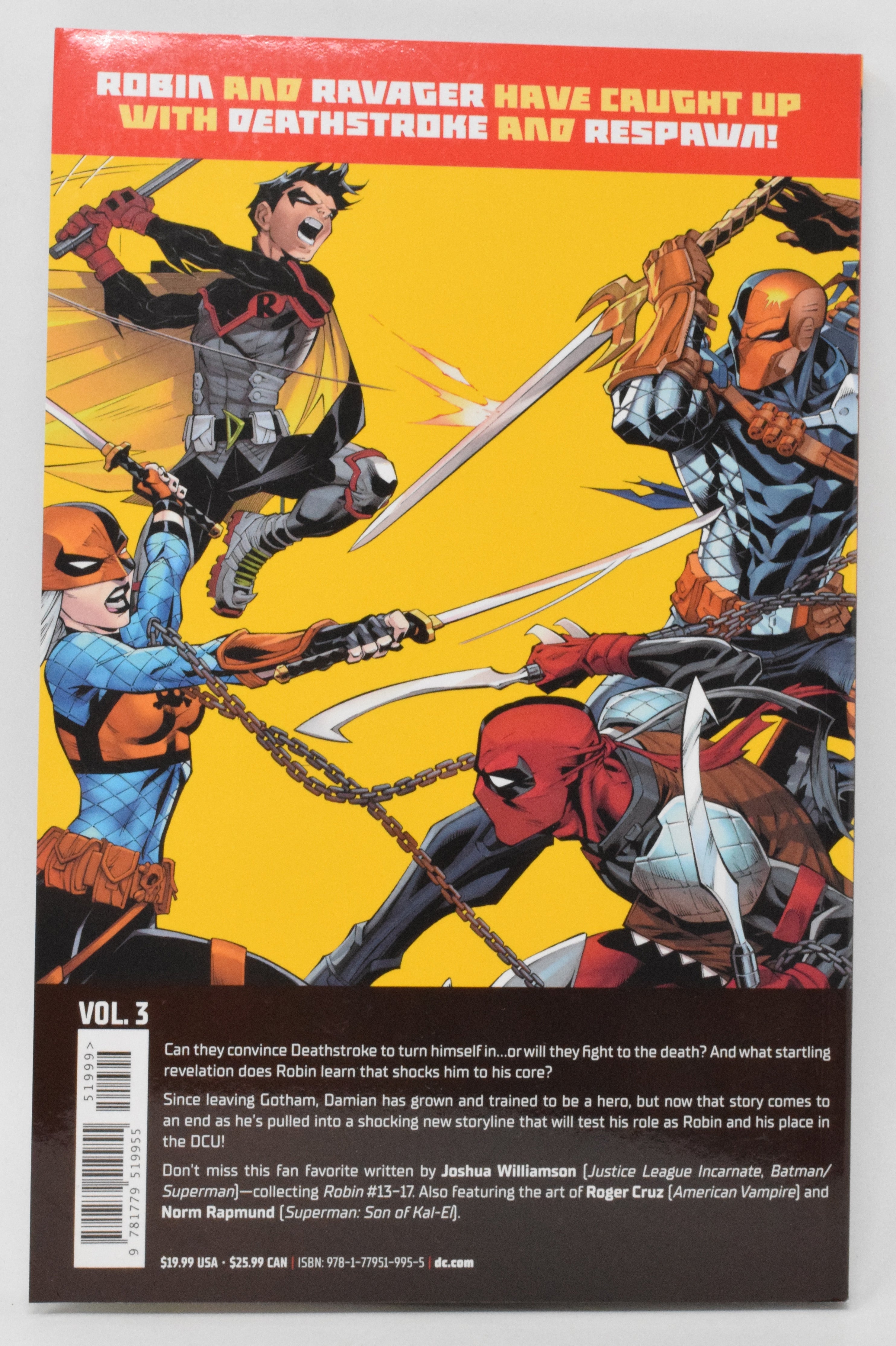 Robin Secrets And Shadows TP 3 DC 2023 VF Joshua Willliamson