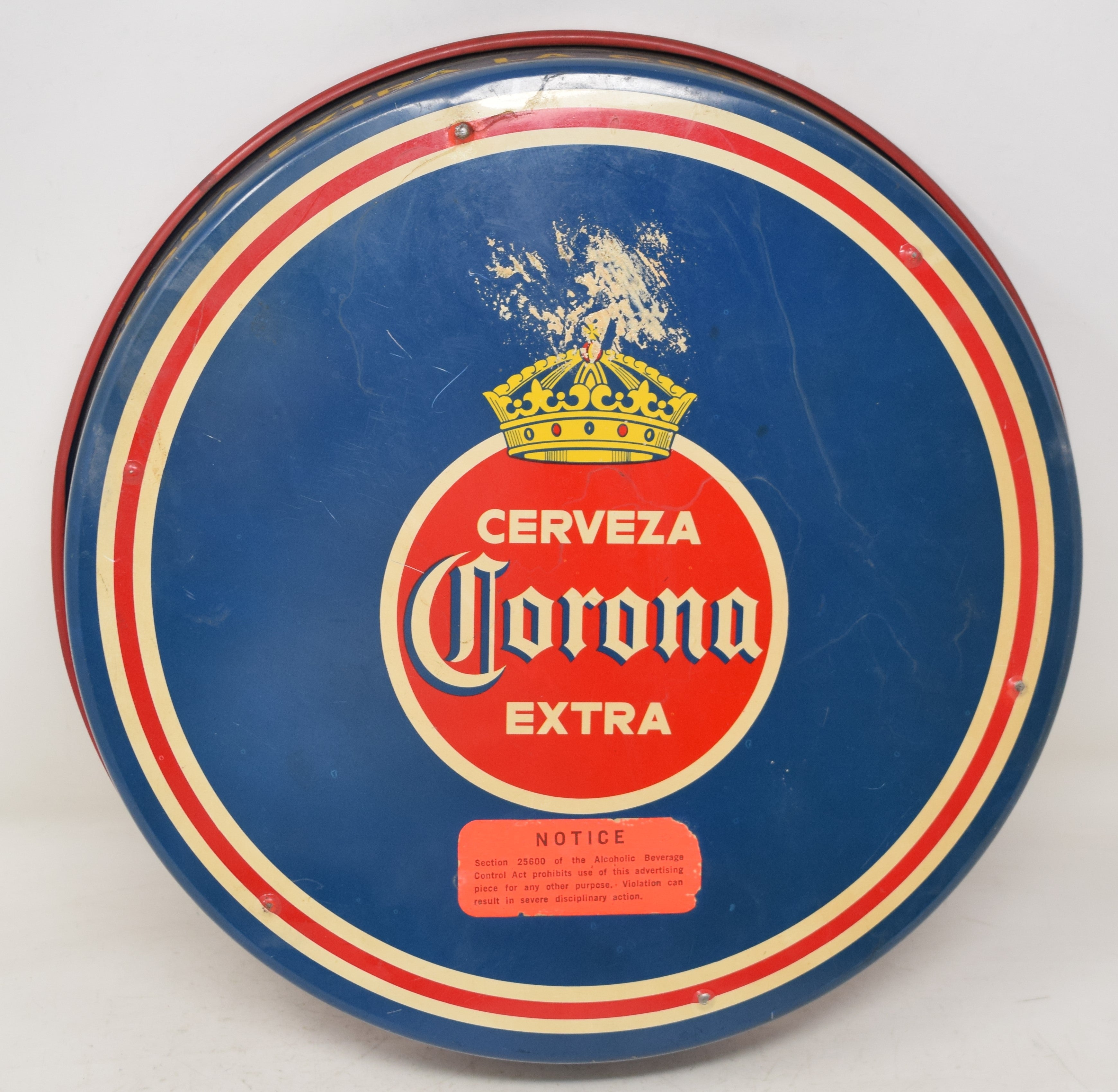 Corona Extra Victoria Beer Serving Tray Tin Vintage Girl Guitar Mid Century