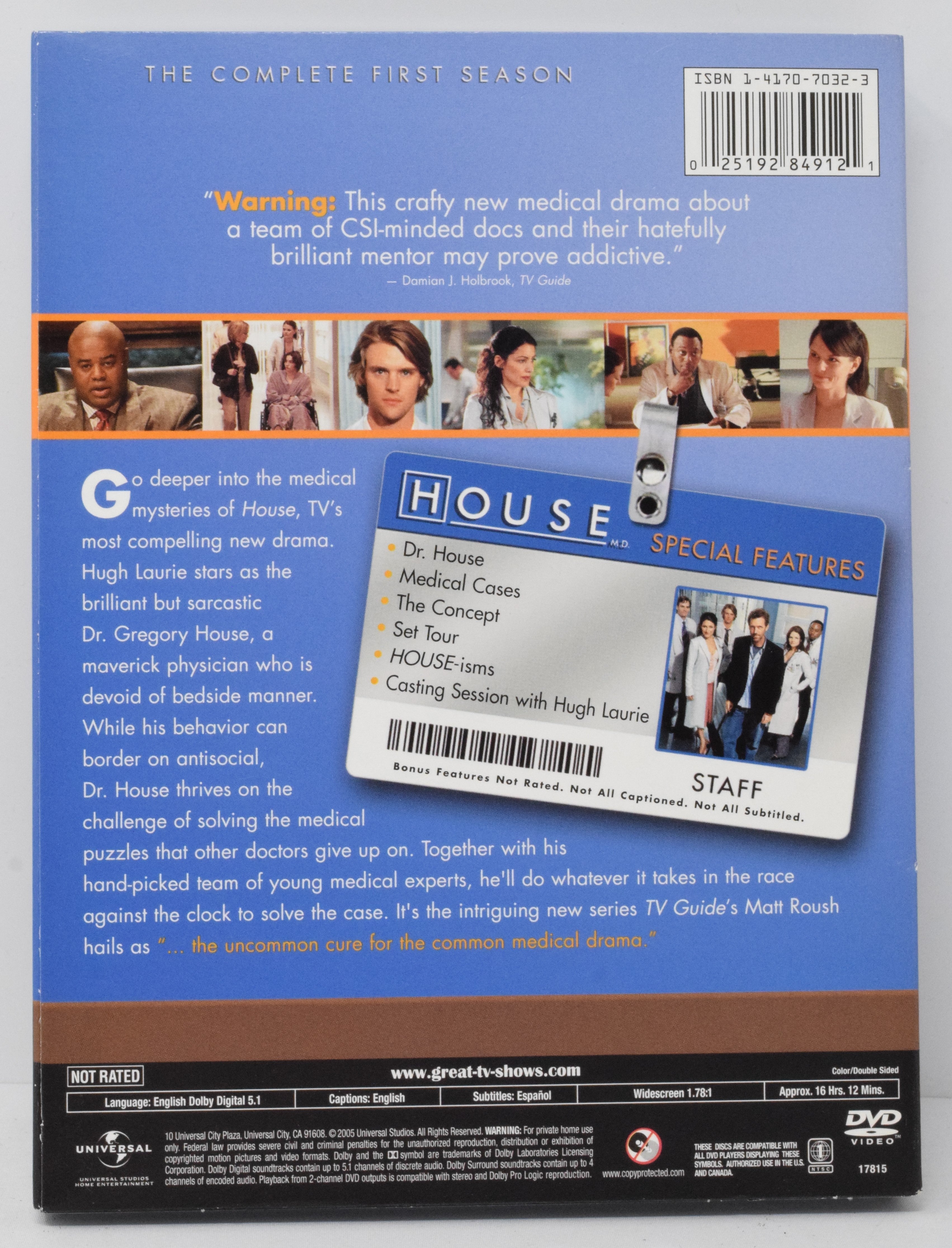 House M.D. DVD Season One