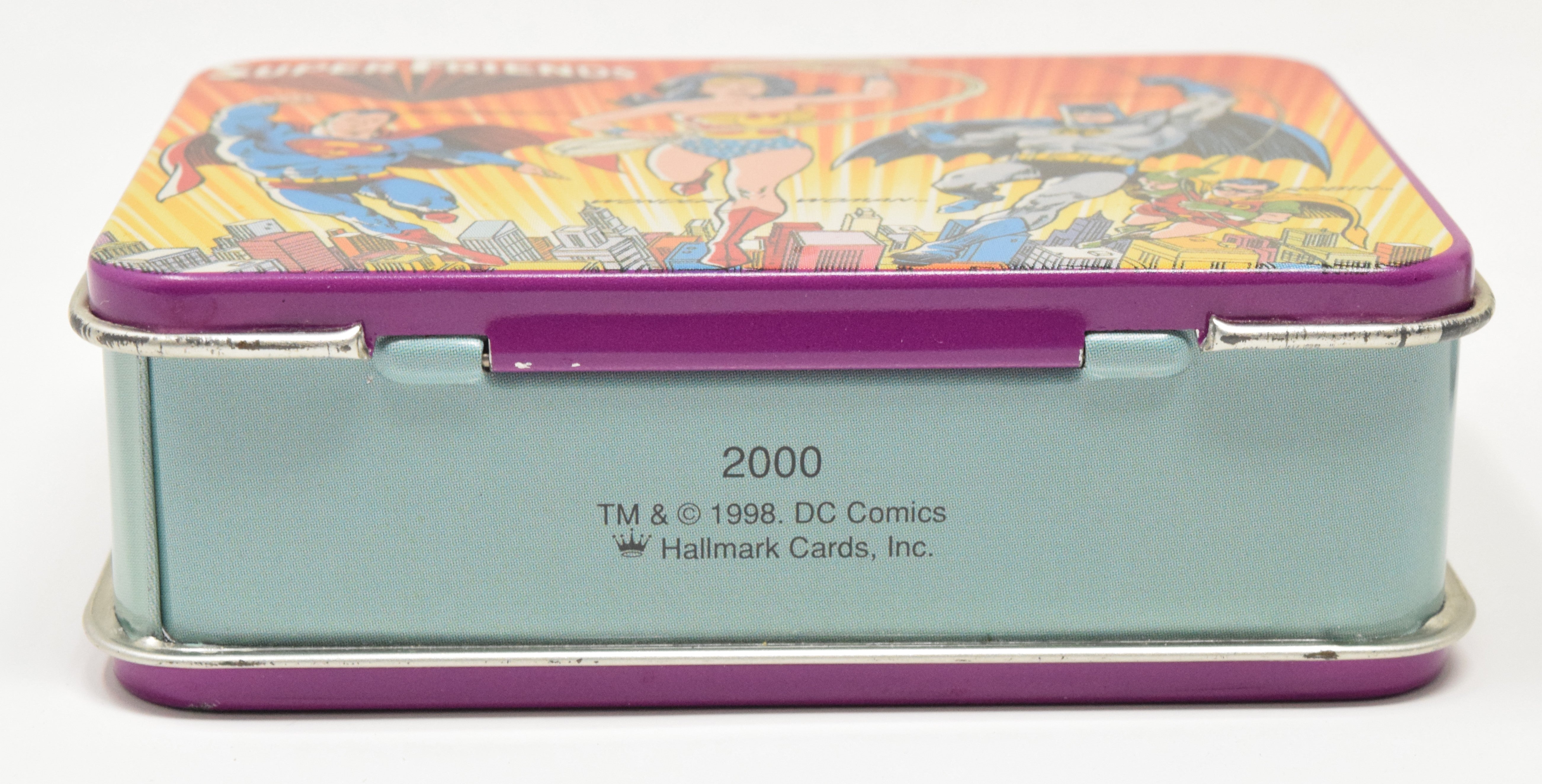 Hallmark Keepsake Super Friends Lunch Box Set Christmas Ornament 2000