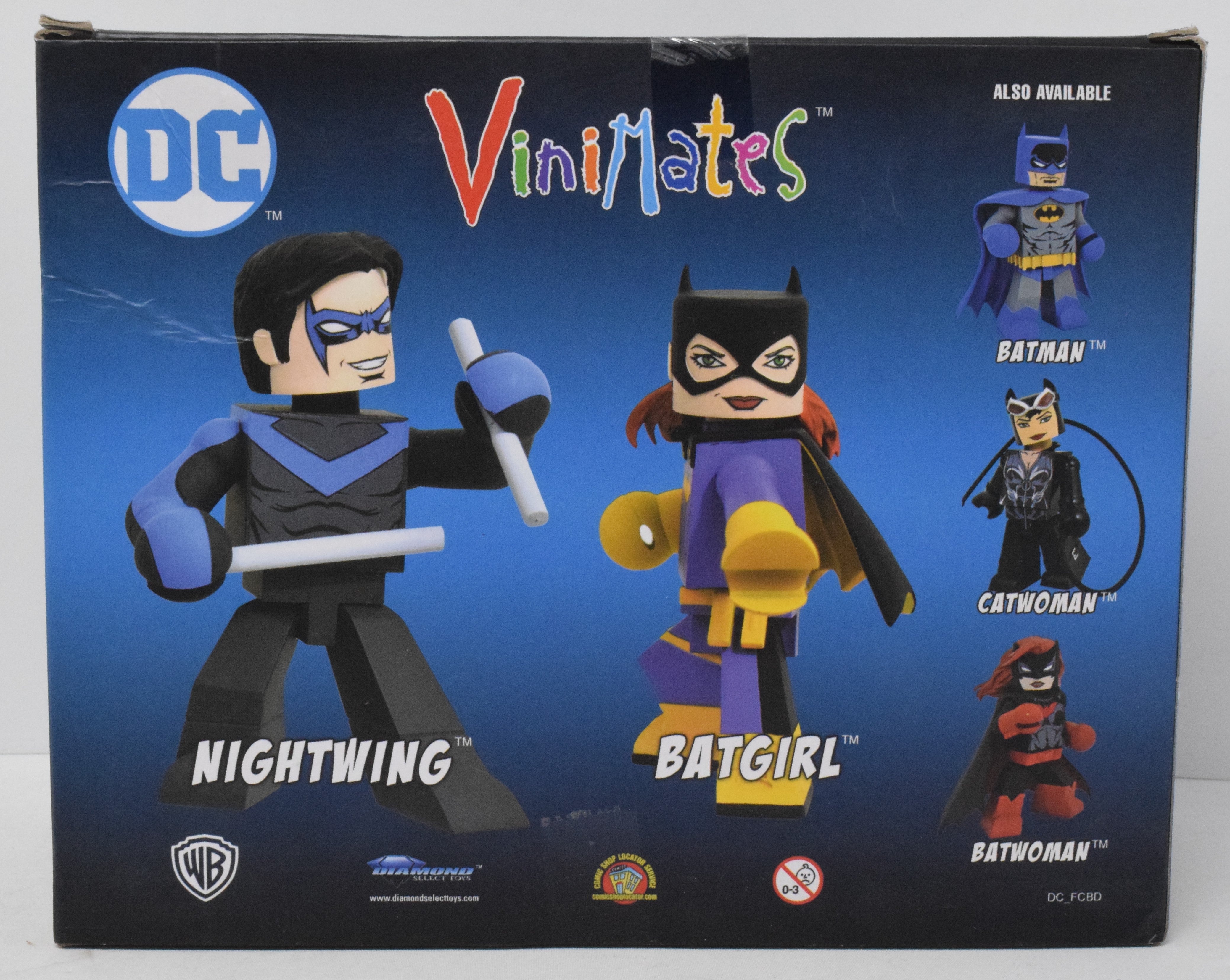 Nightwing Batgirl Vinyl Figures Vinimates Diamond Select DC FCBD 2018 New
