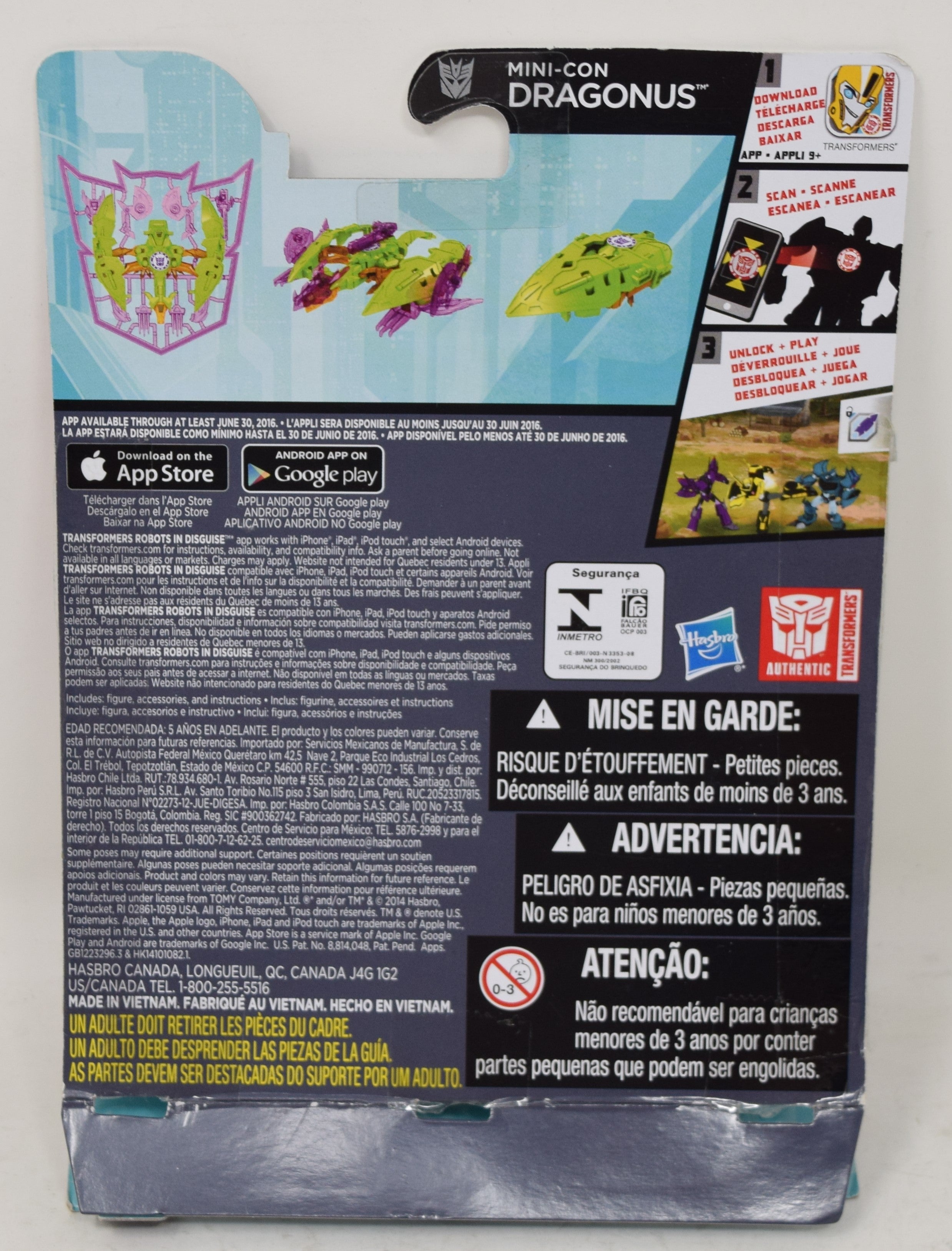 Transformers RID Minicon Dragonus Action Figure Hasbro MOC New