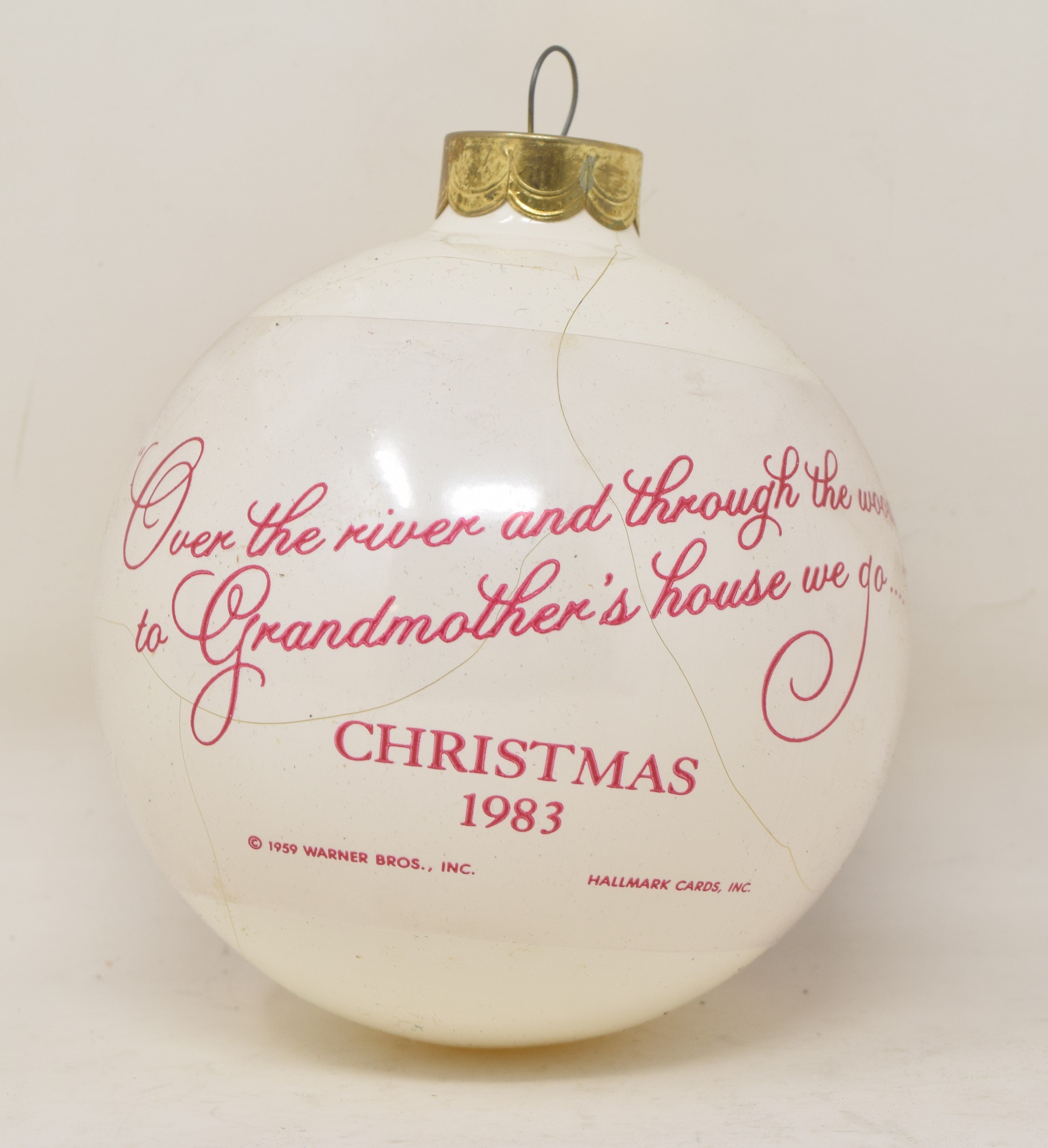 Hallmark Ornament Grandmother Christmas Tree 1983 NIB