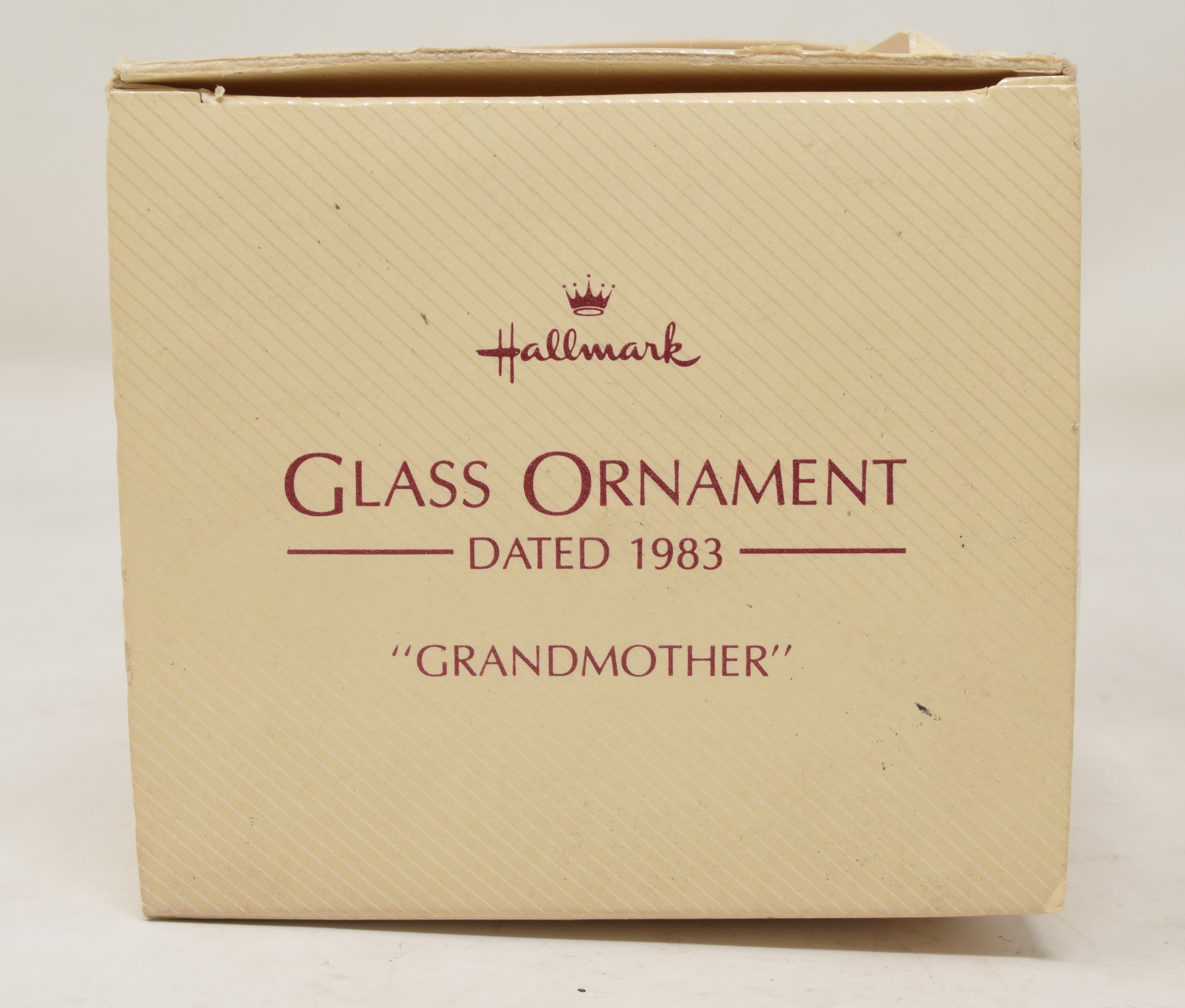 Hallmark Ornament Grandmother Christmas Tree 1983 NIB