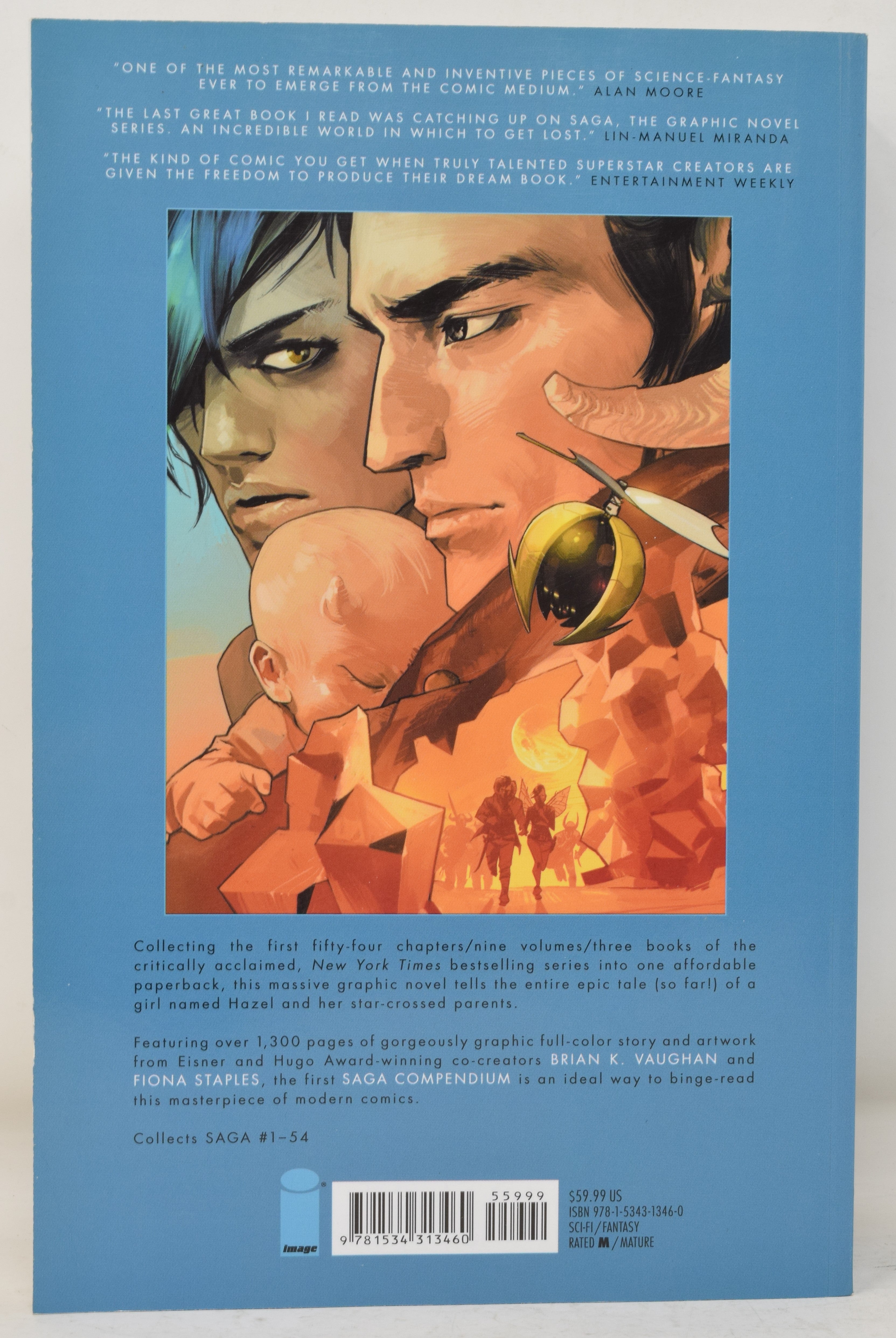 Saga Compendium 1 TPB Image 2019 VF NM 1 - 54 Brian K Vaughan Fiona Staples