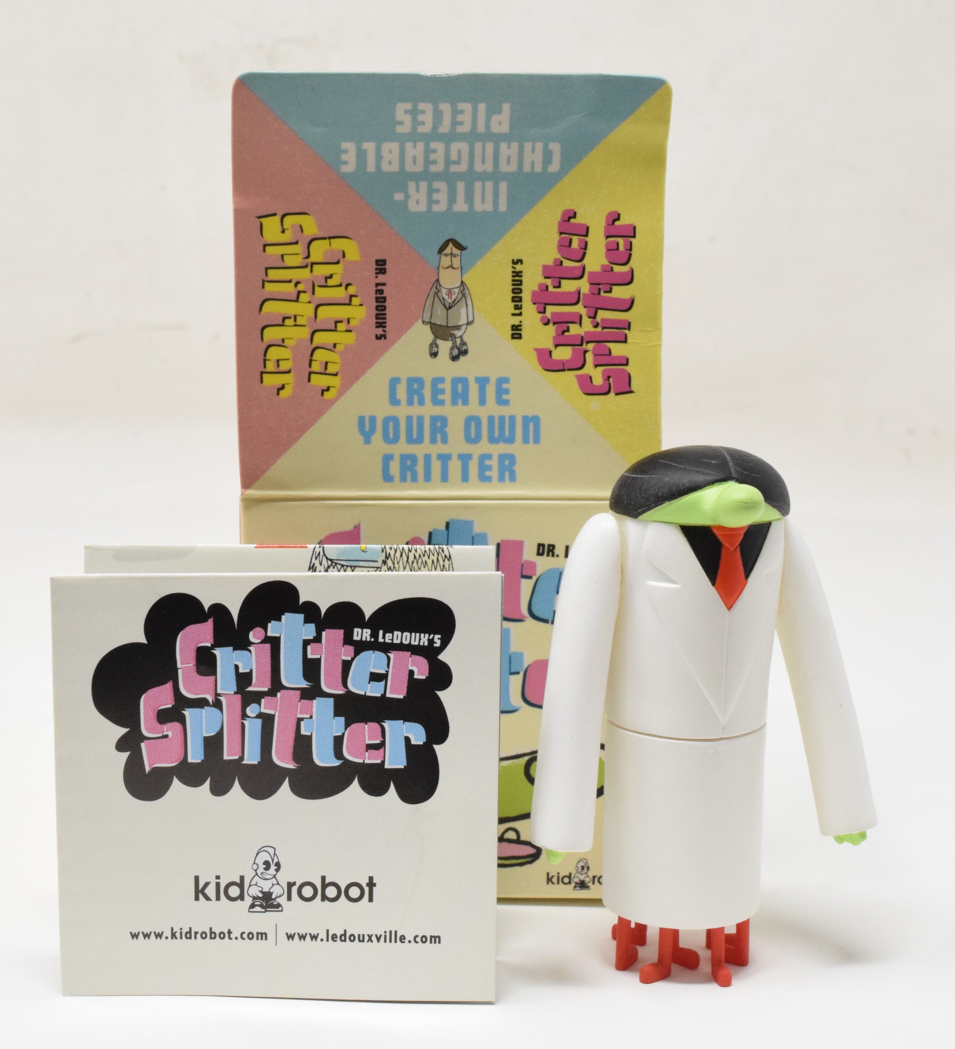 Kidrobot Critter Splitter Dr LeDoux Nemo Vinyl Figure