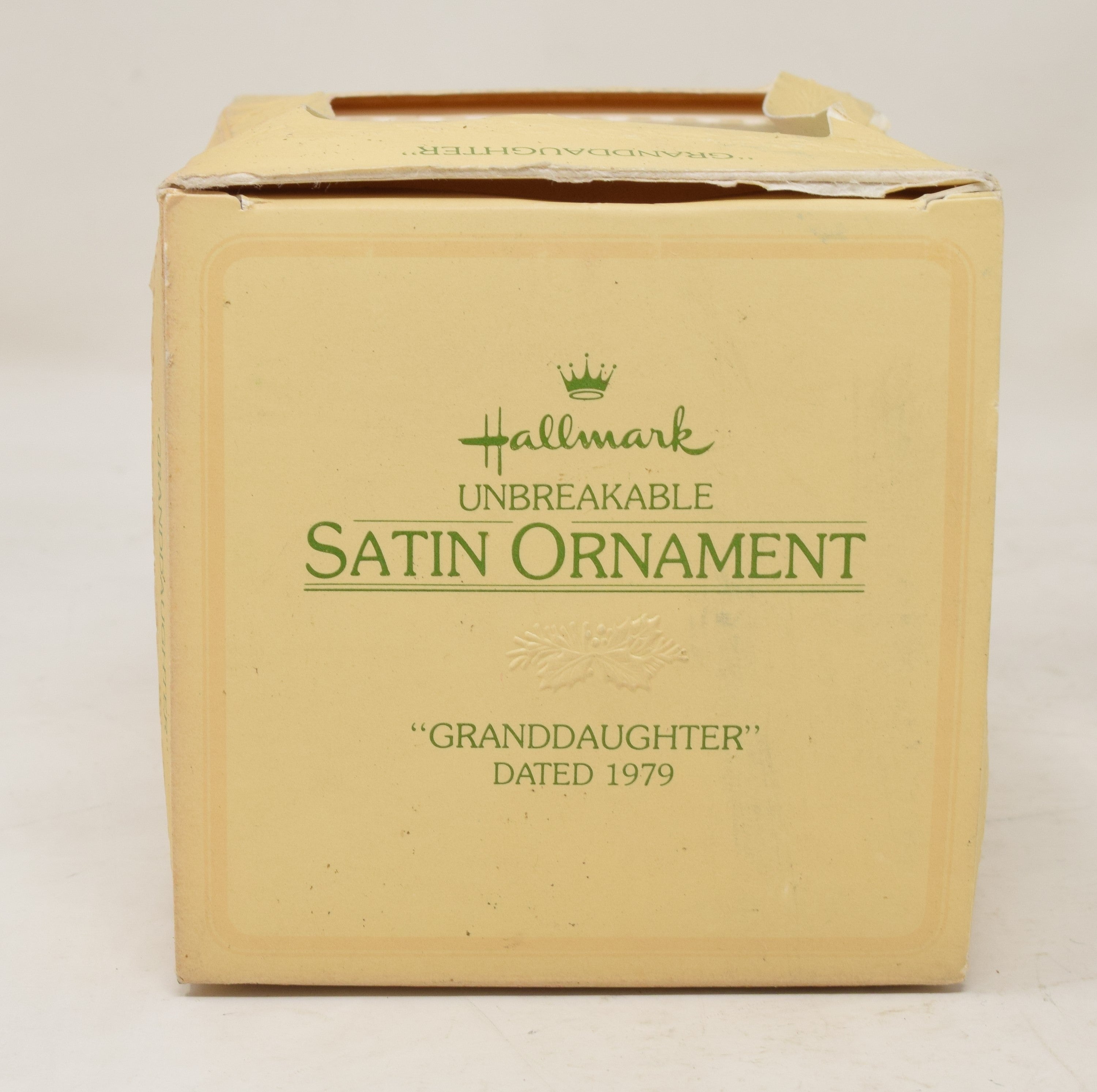 Hallmark Ornament Granddaughter Christmas Tree 1979 NIB