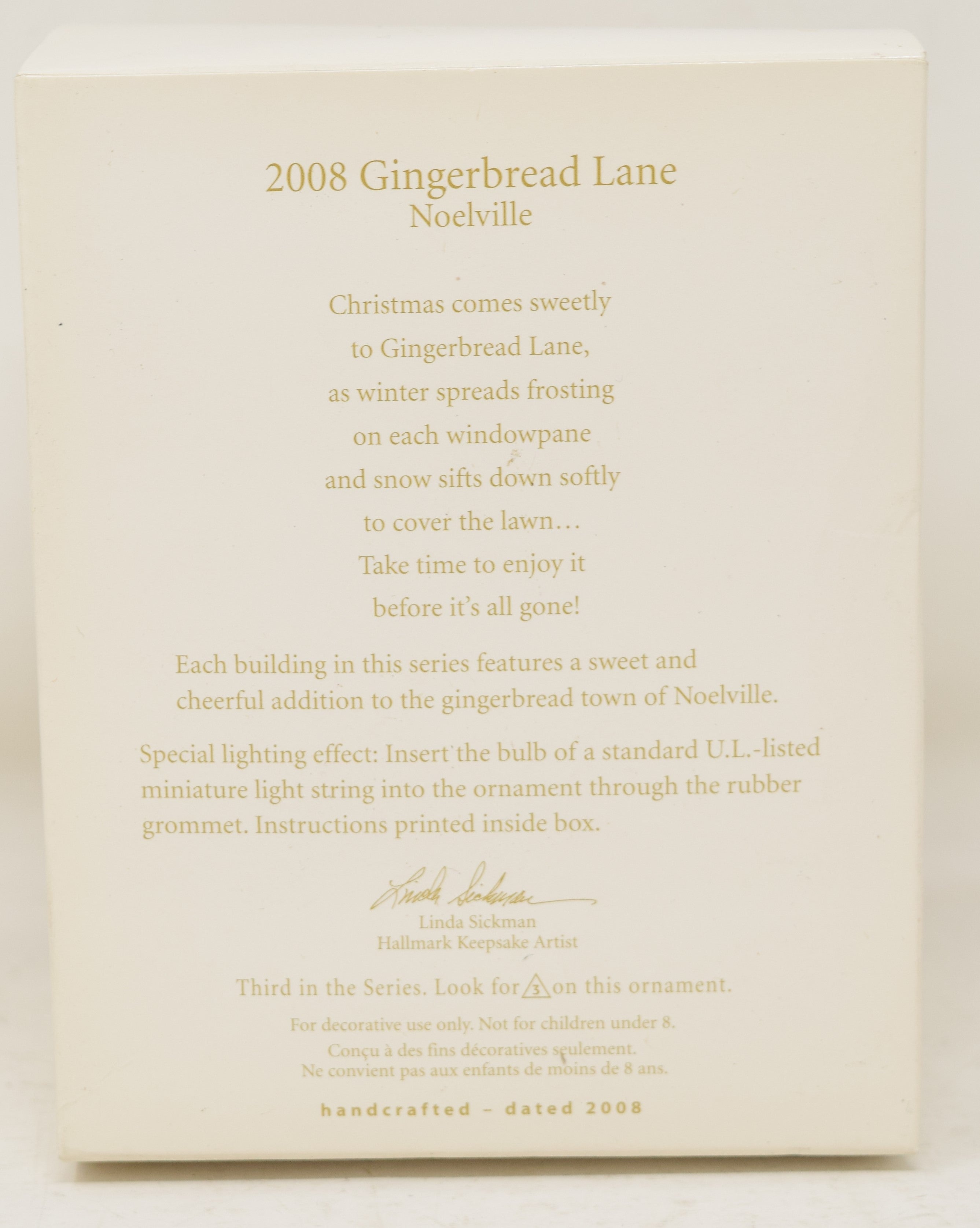 Hallmark Keepsake Ornament Gingerbread Lane Christmas Tree 2008 NIB