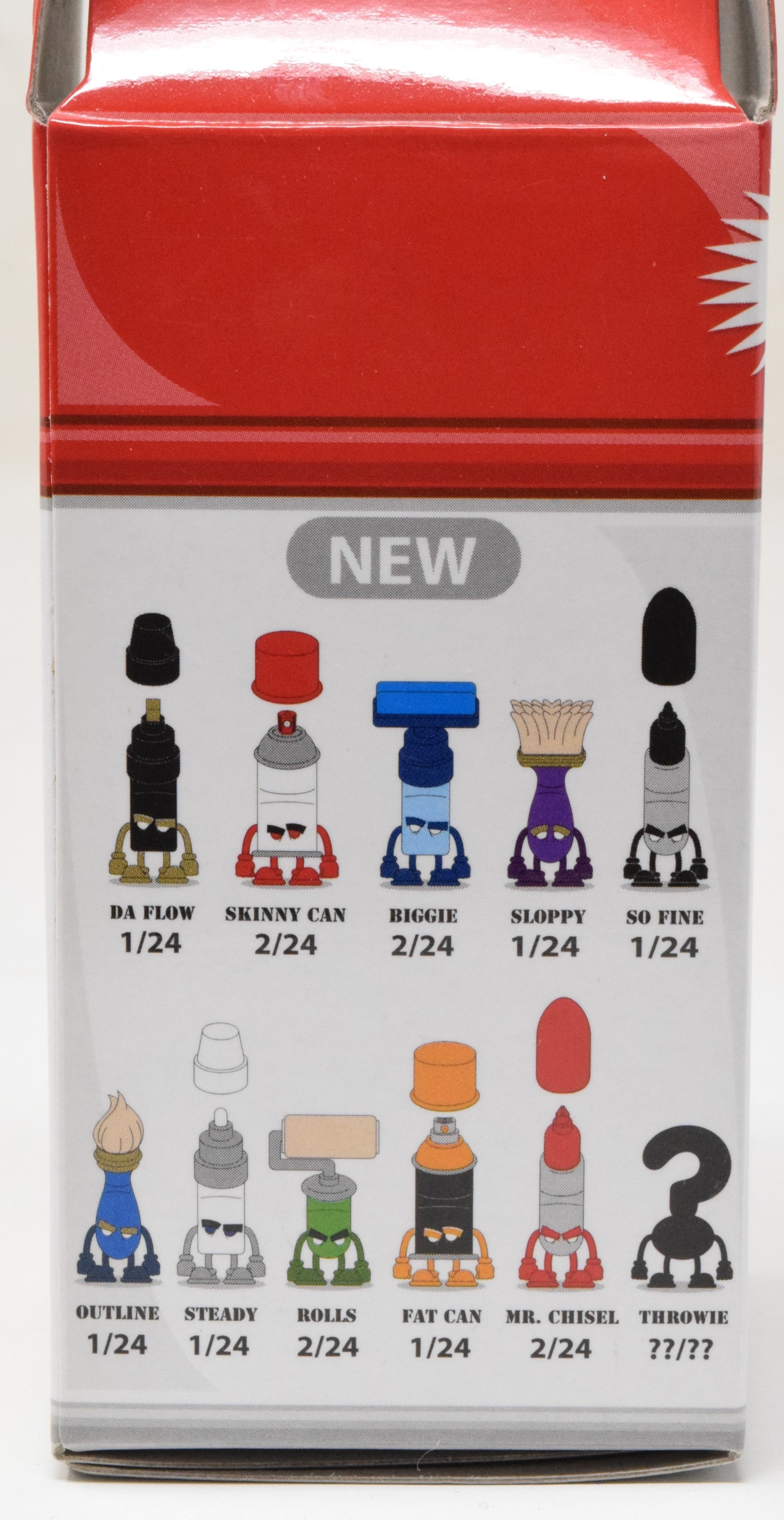 Kidrobot Bentworld Vandals Mad Mr Chisel Used Vinyl Figure Spray Paint