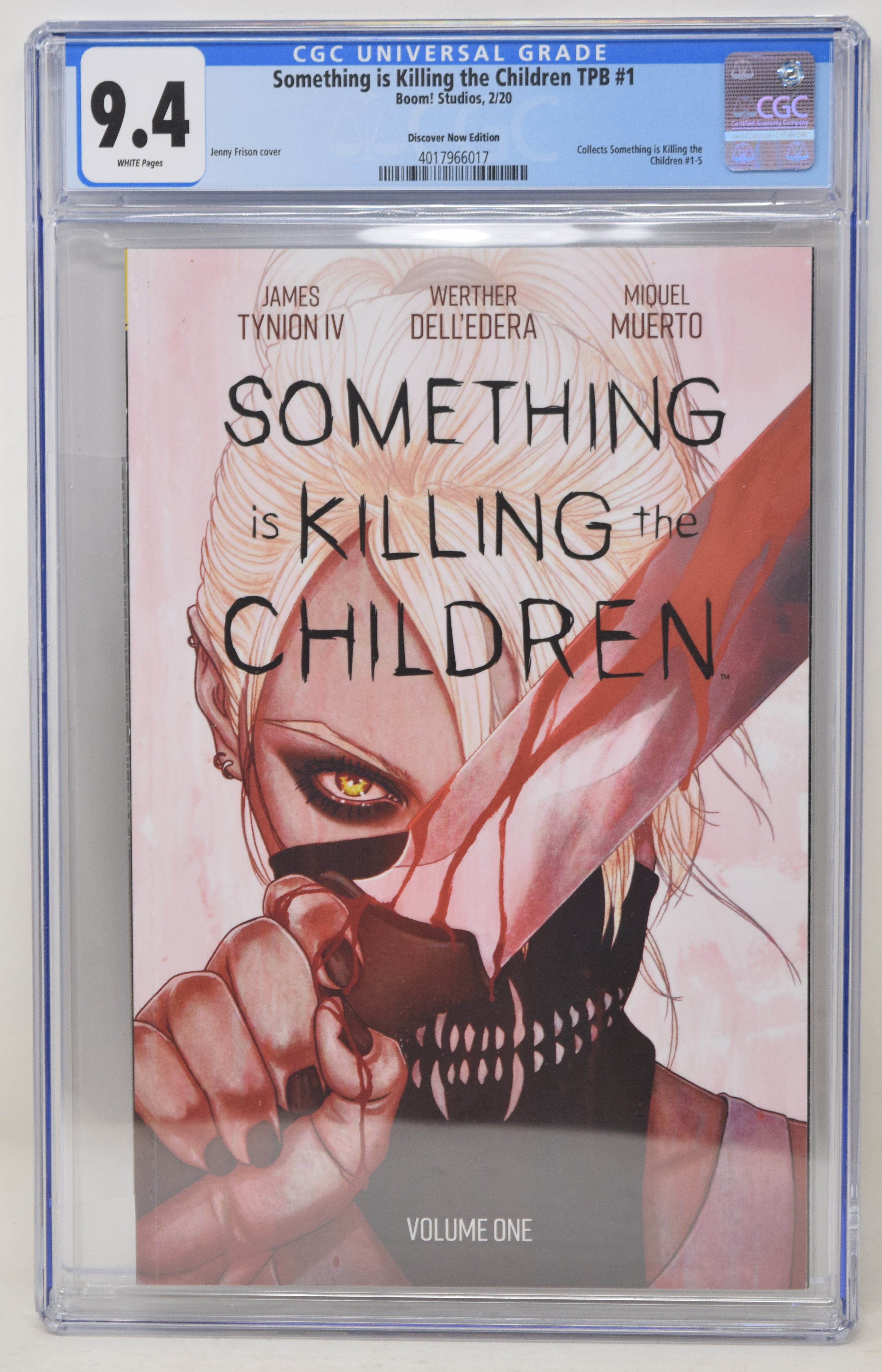 Something Is Killing The Children TPB 1 Boom 2020 CGC 9.4 Jenny Frison Variant