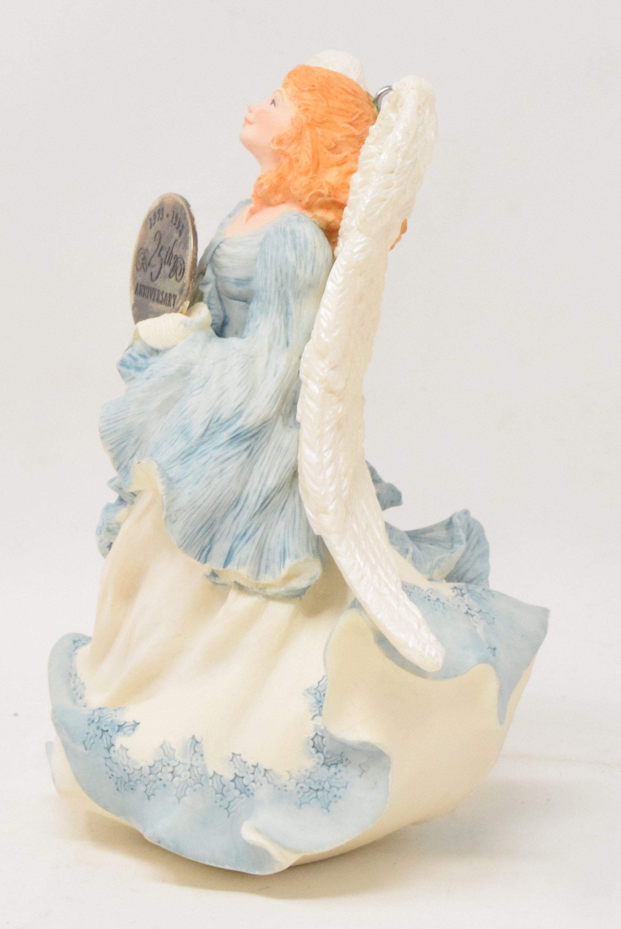 Hallmark Keepsake Joyful Messenger Angel Porcelain Christmas Ornament 1998 NIB