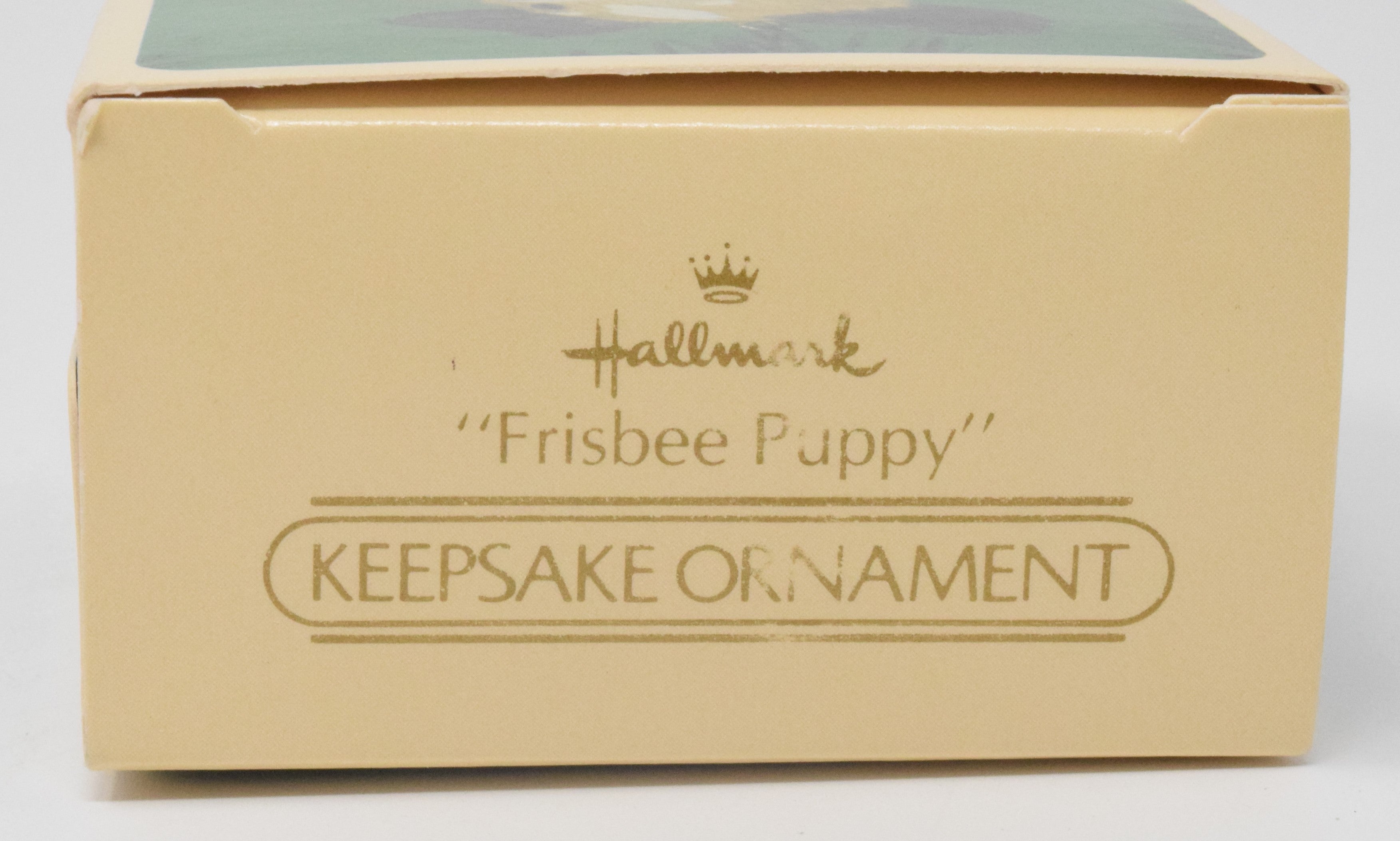 Hallmark Keepsake Frisbee Puppy Christmas Ornament 1984 NIB