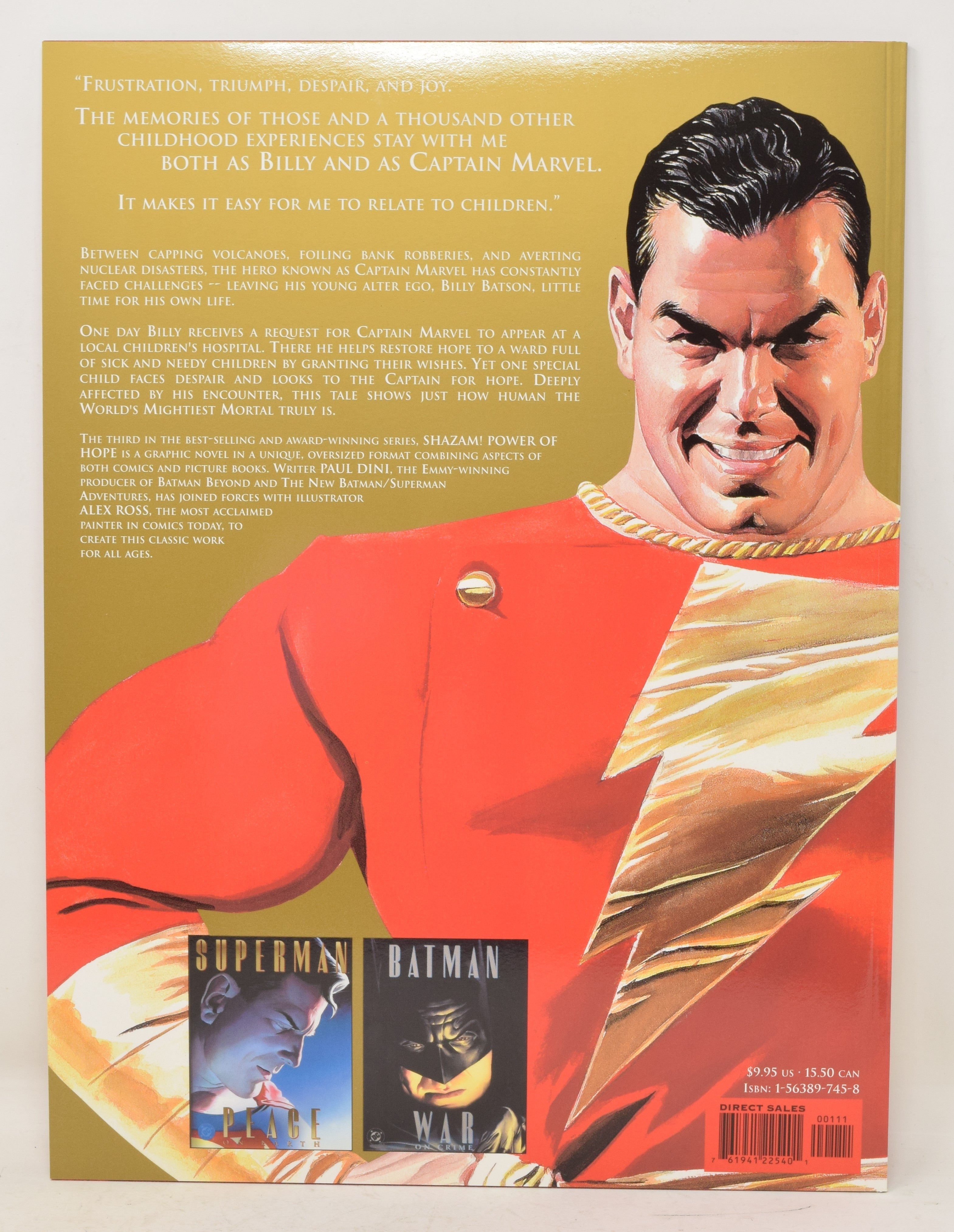 Shazam Power Of Hope Treasury 2000 NM+ 9.6 Alex Ross Paul Dini
