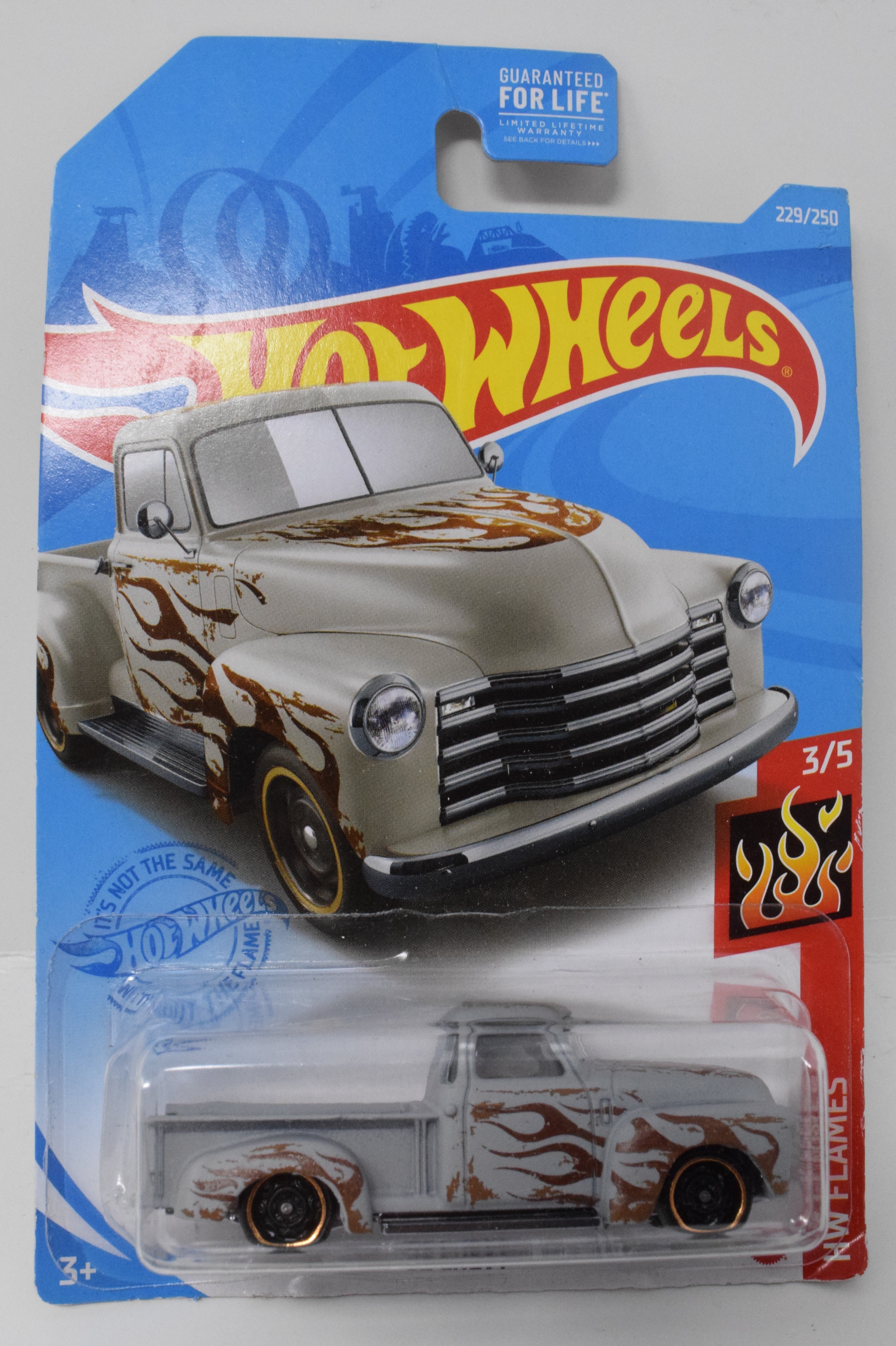 Hot Wheels 52 Chevy HW Flames 3/5 229 DieCast Car New