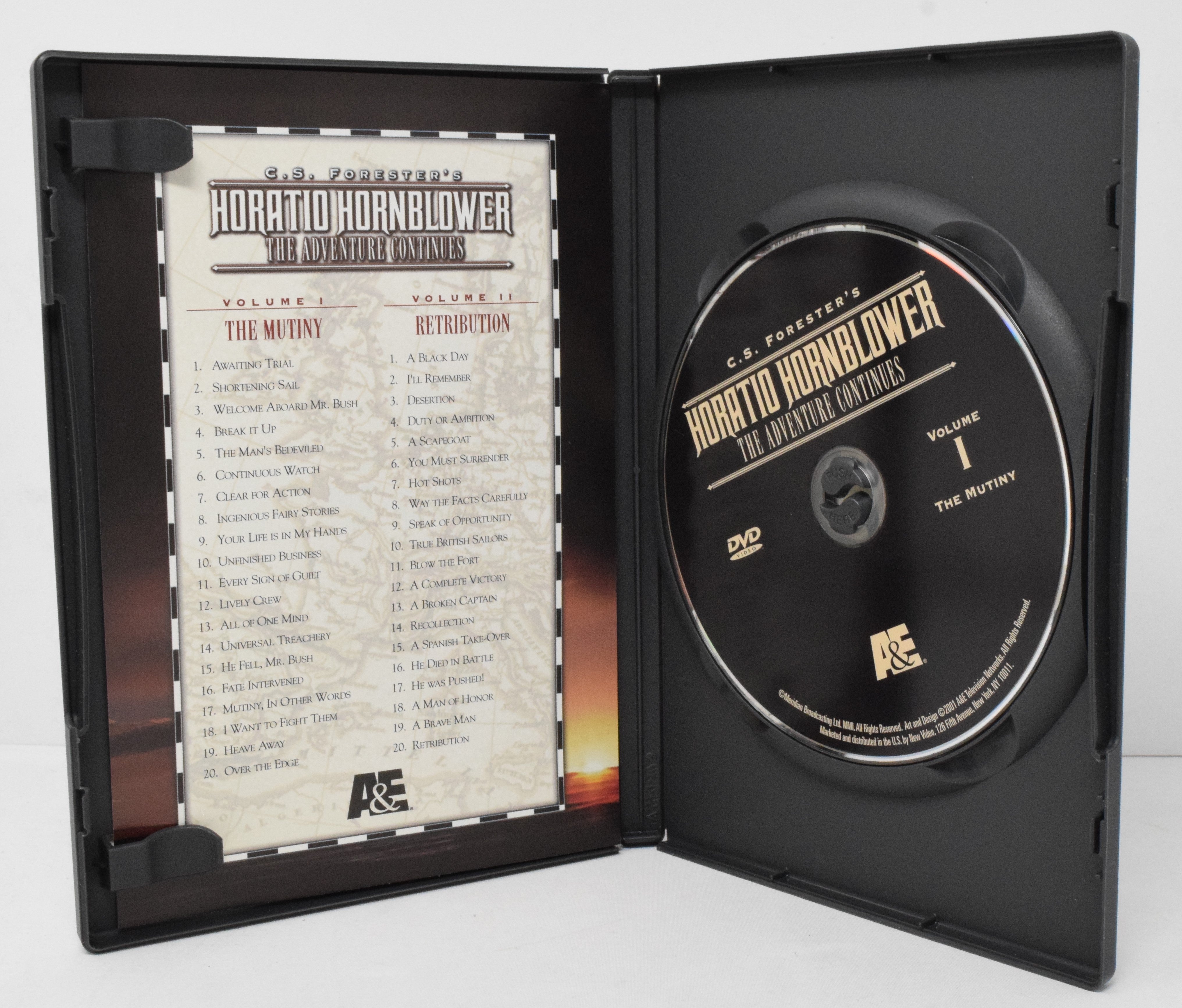 Horatio Hornblower The Adventure Continues DVD A&E