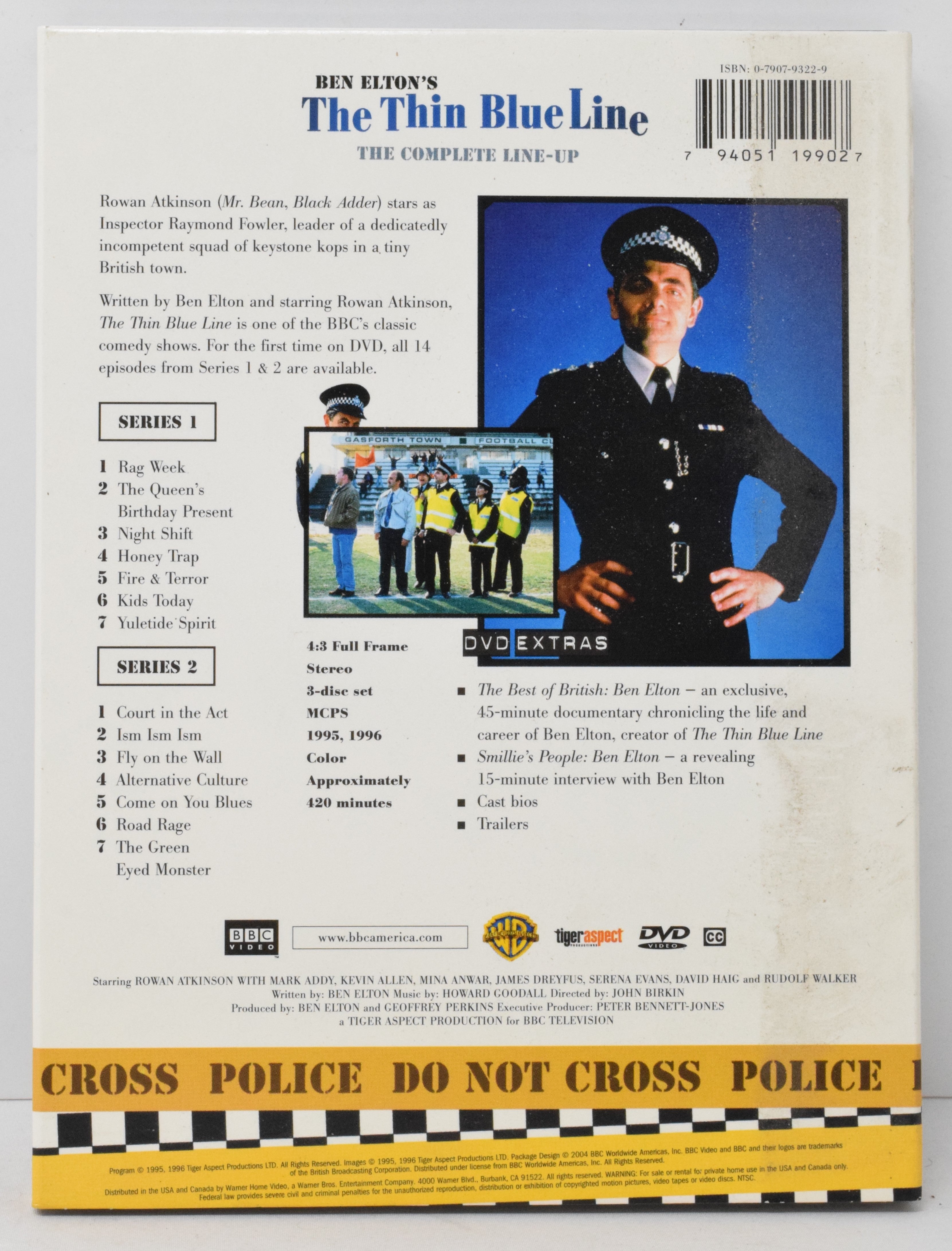 Ben Elton's The Thin Blue Line DVD The Complete Line-Up 3 Disc Set