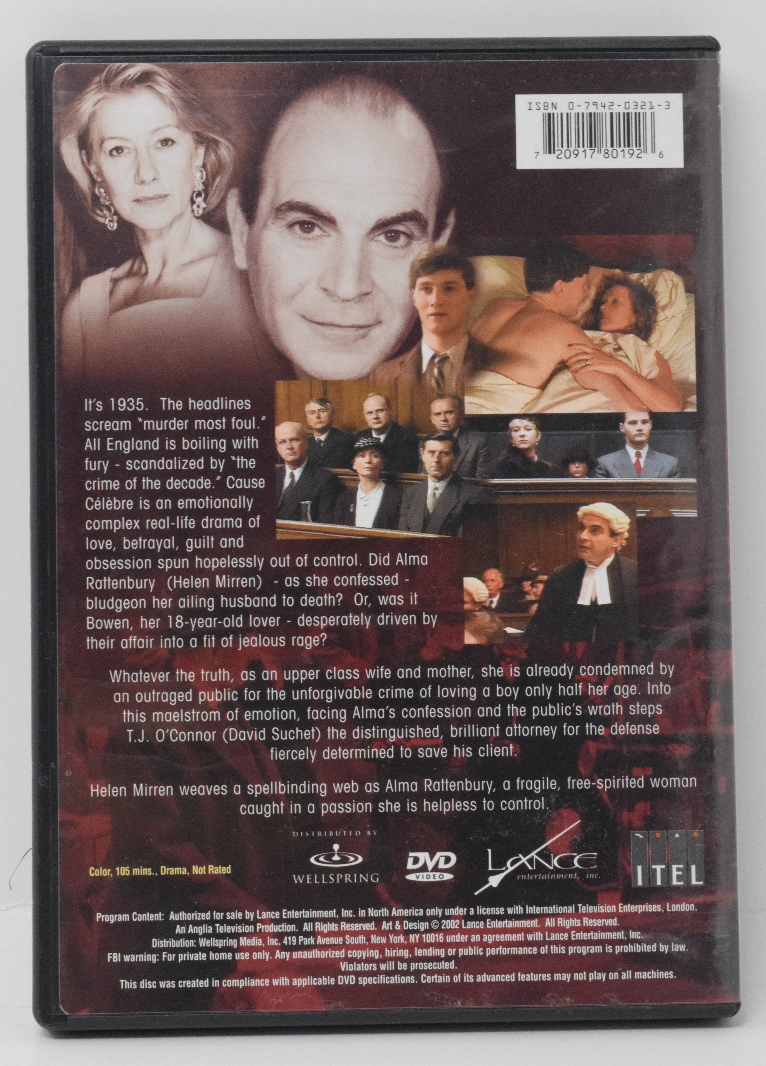 Cause Celebre DVD