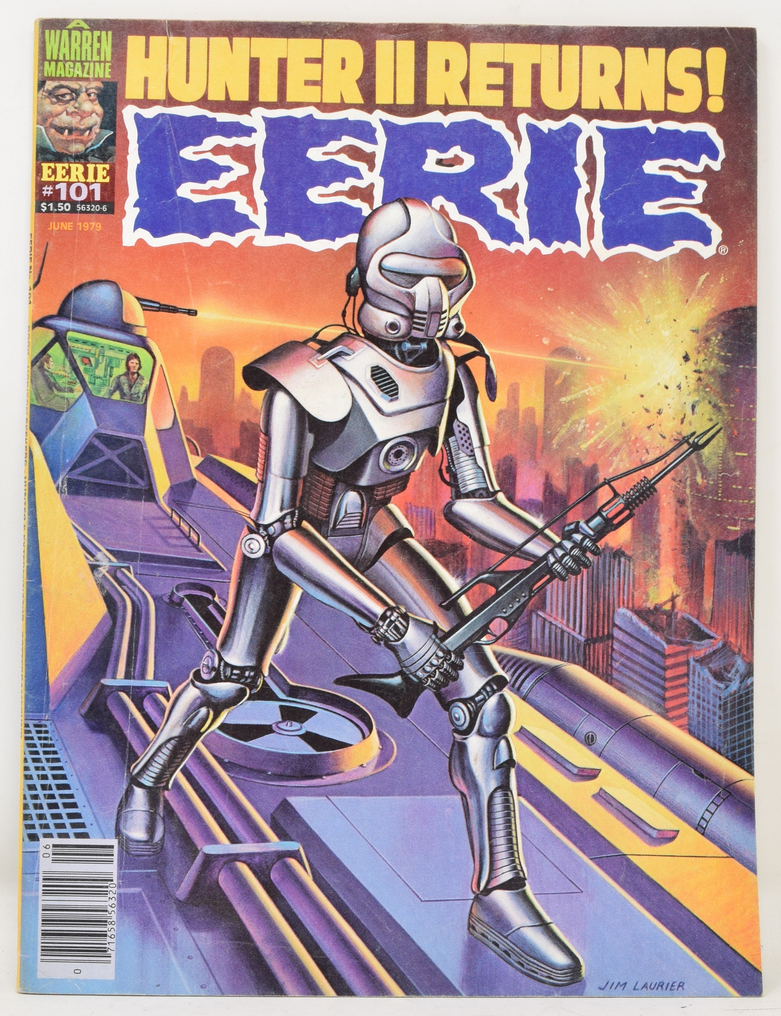 Art Rook Warren Eerie Magazine 101 Warren 1979 FN Rook Robot Hunter Jim Starlin