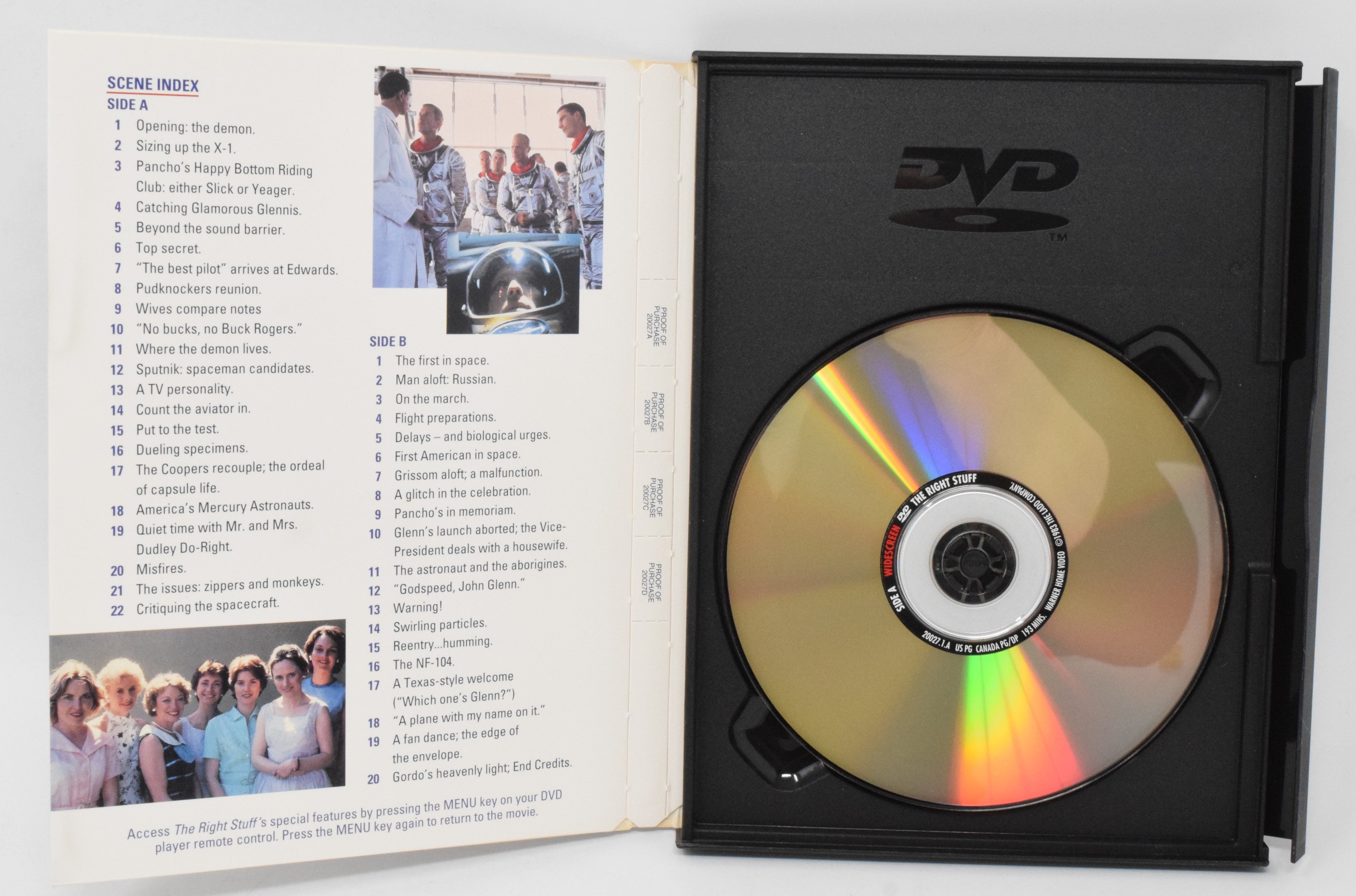 The Right Stuff DVD