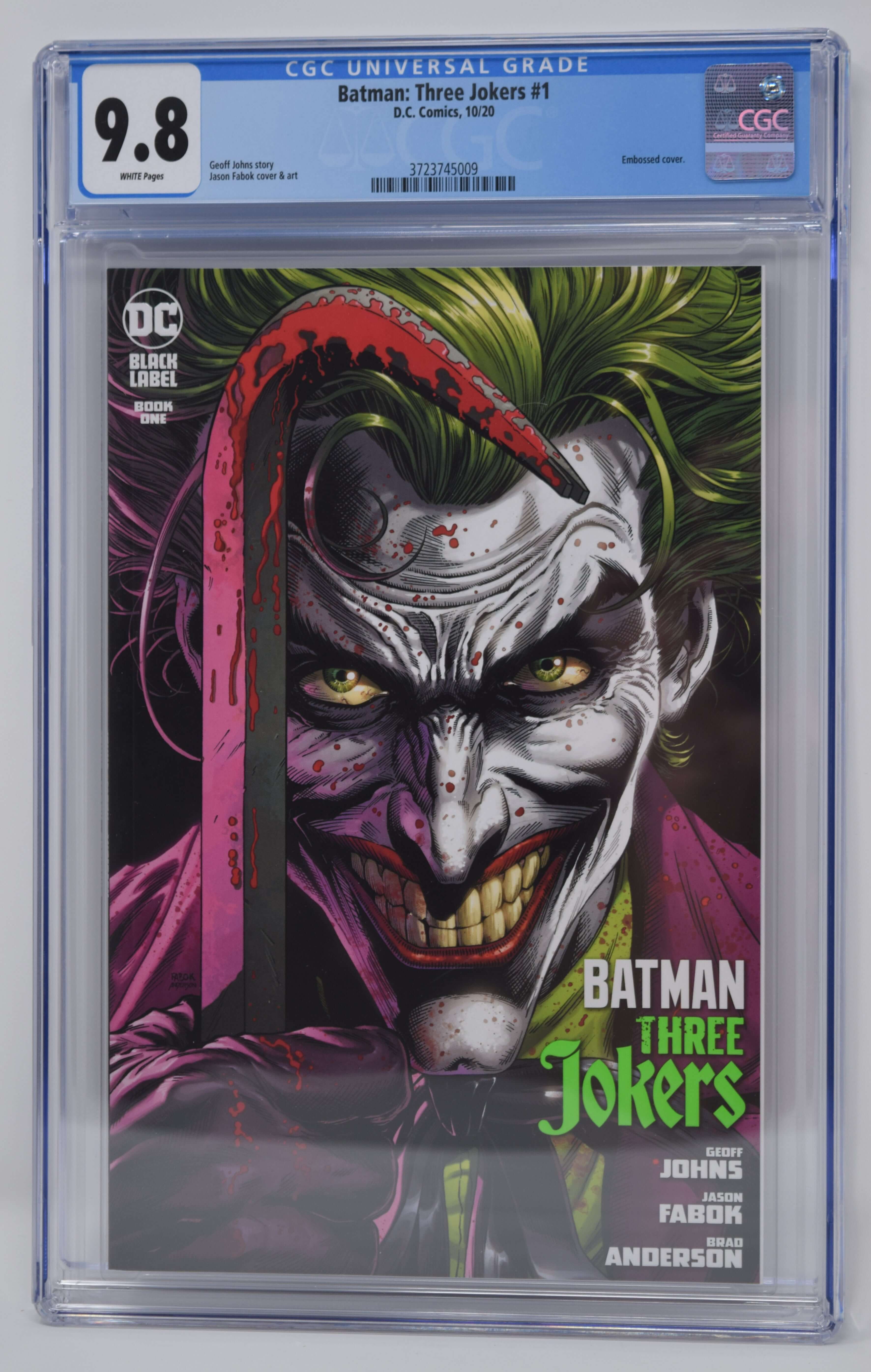 Batman Three Jokers #1 B Jason Fabok Joker Variant Geoff Johns (08/26/