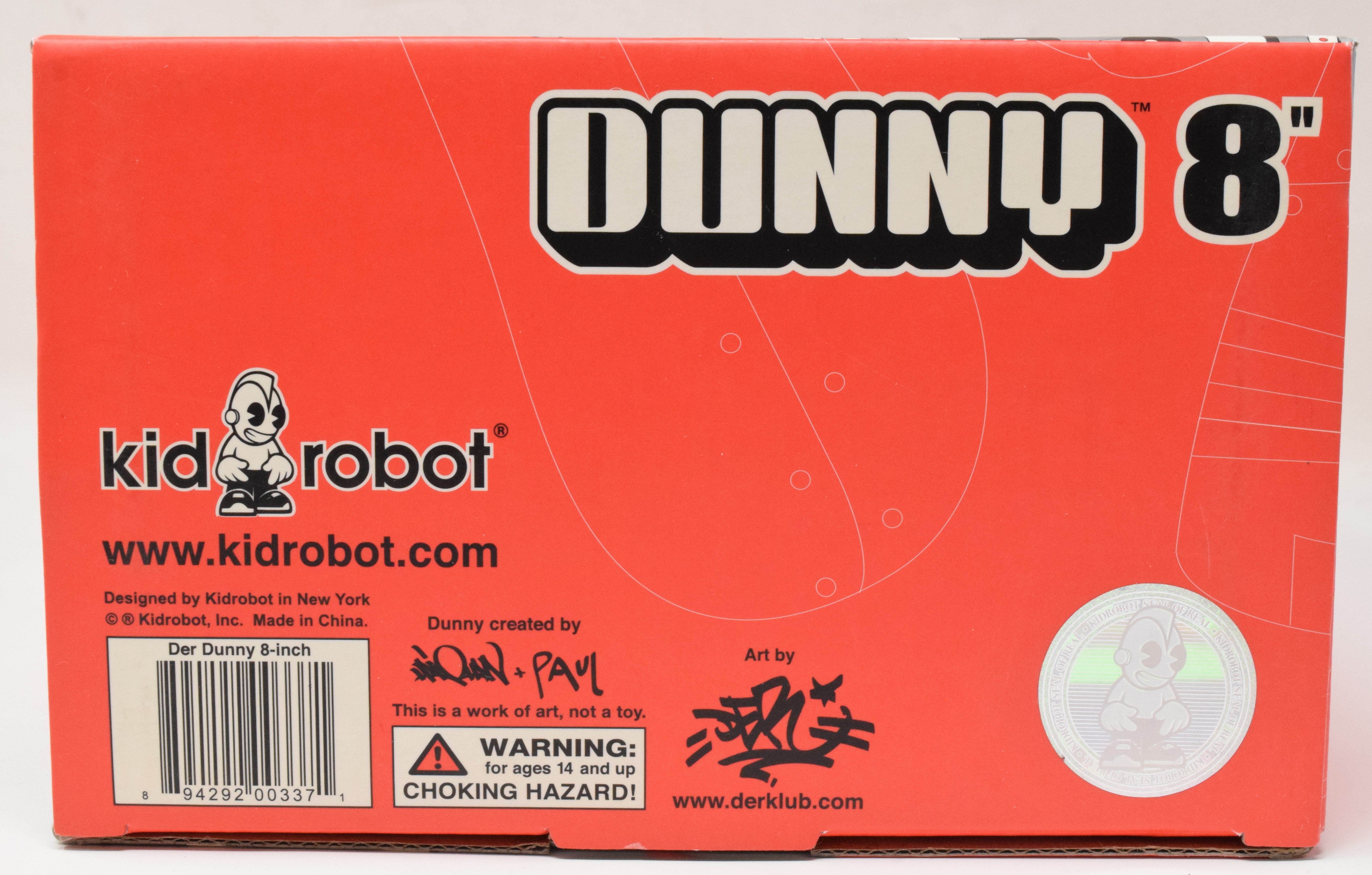 DER Kidrobot Roboduny Dunny Robot 8" Vinyl Figure