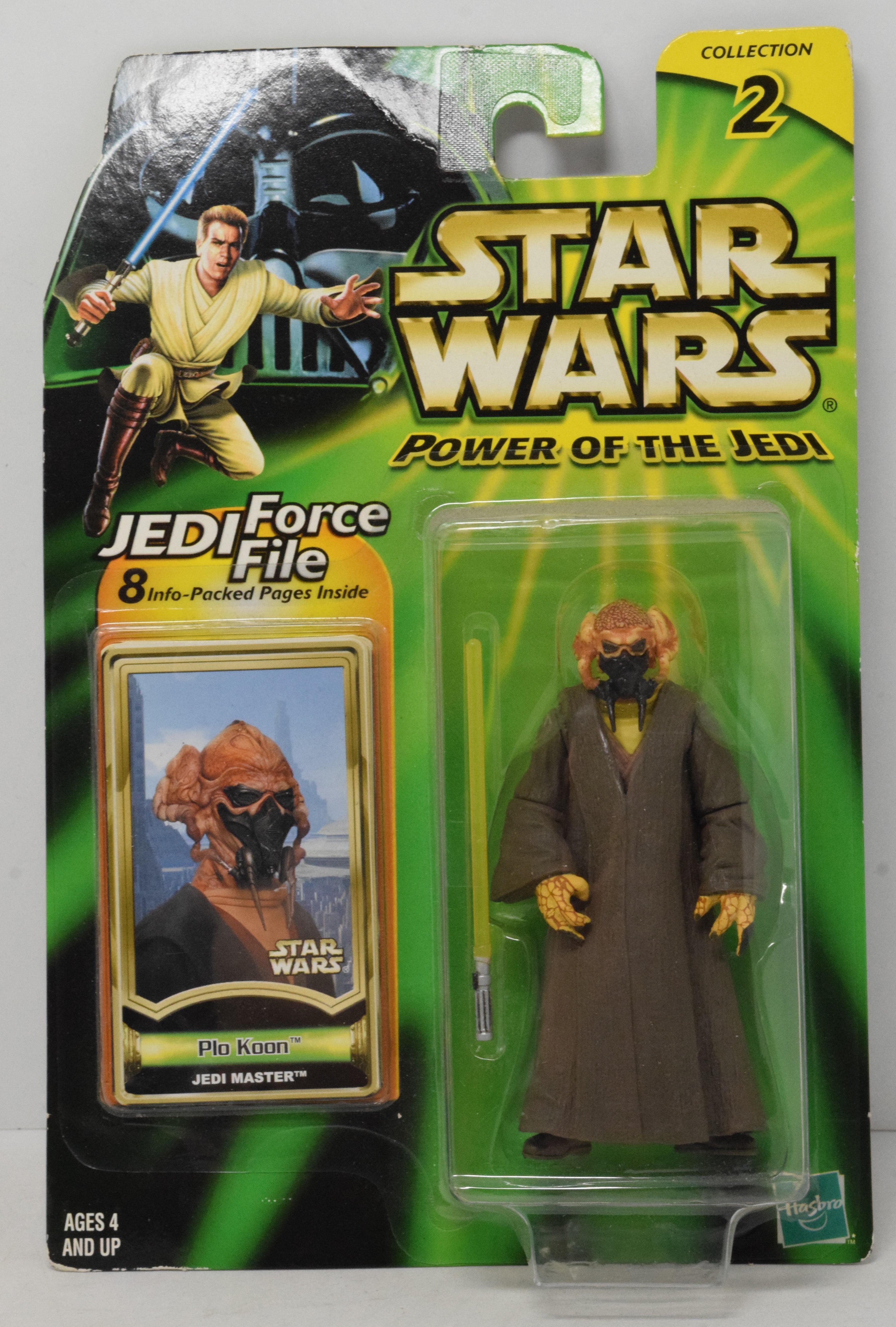 Hasbro Power of the Jedi Plo Koon Collection 2 Jedi Master 2000 New