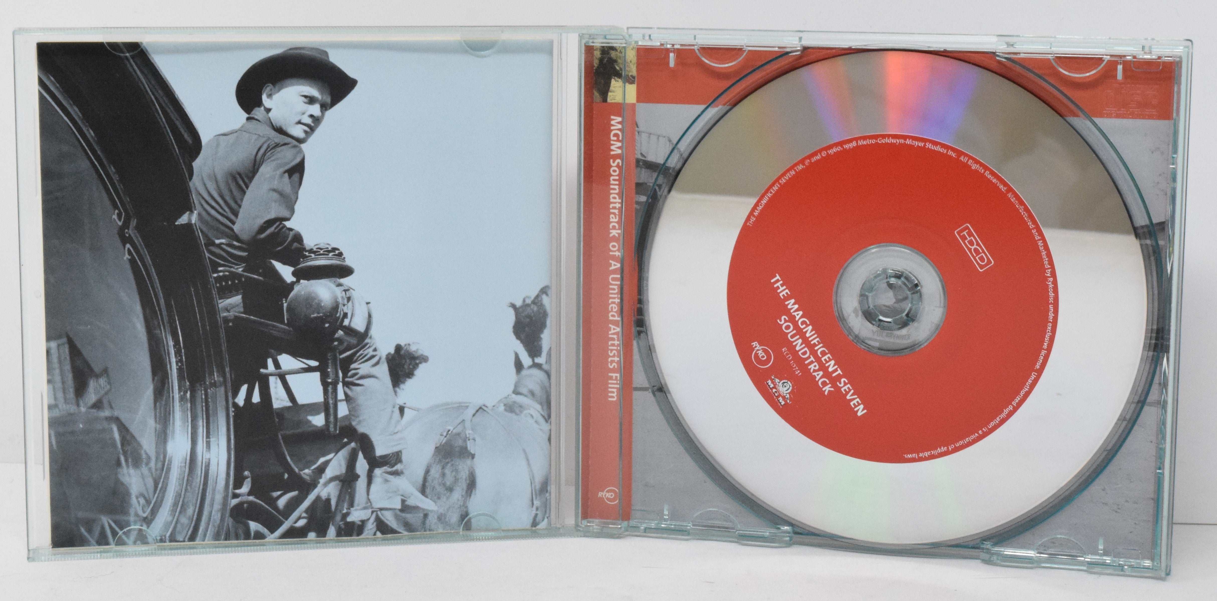 The Magnificent Seven Soundtrack CD Elmer Bernstein MGM Ryko