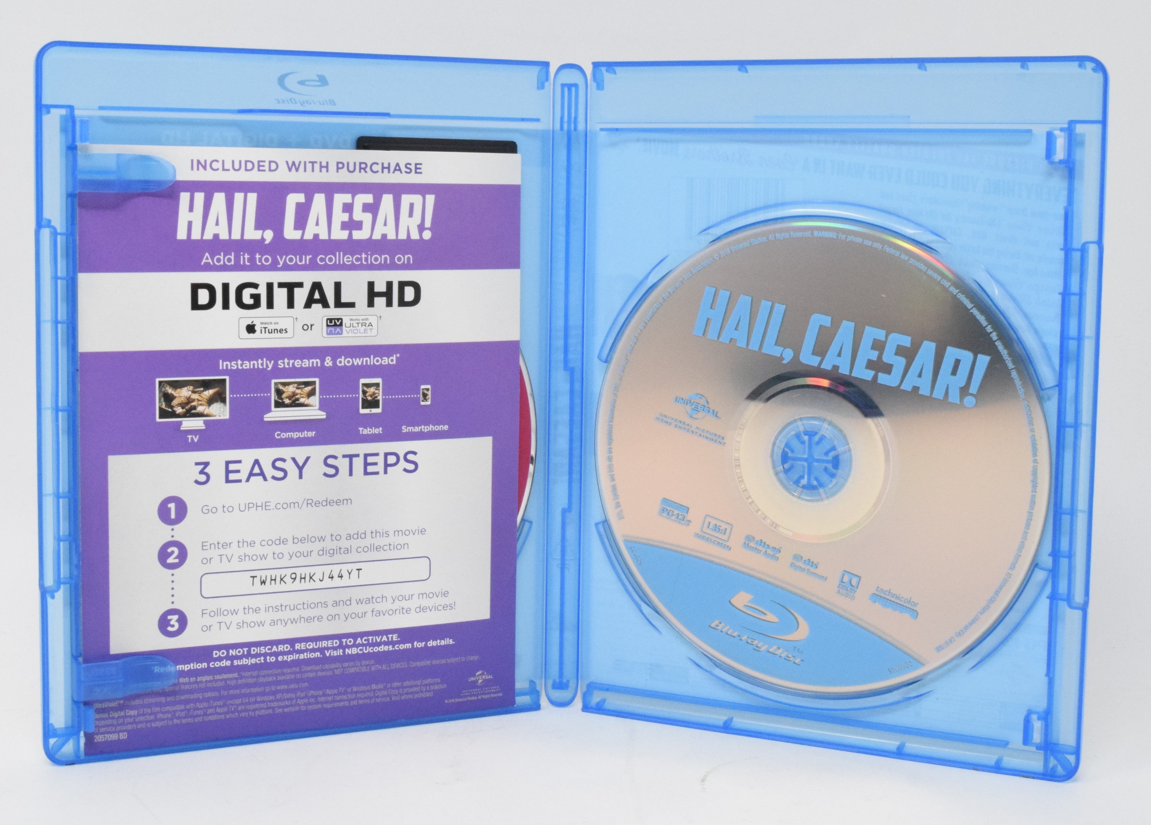 Hail, Caesar! DVD Blu-ray George Clooney